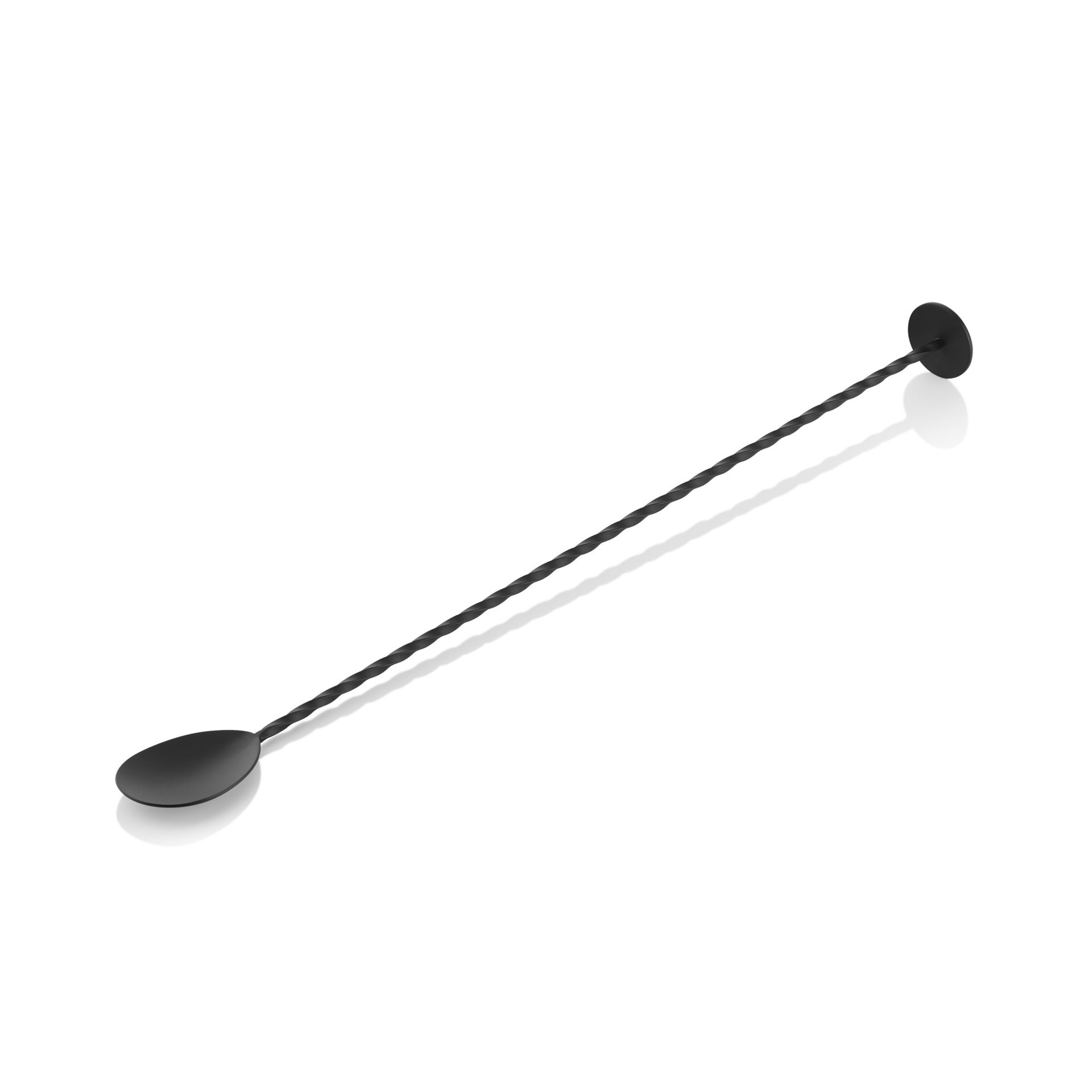 Barlöffel Twisted NOCTURN, mit Stößelende, 33,5 cm, schwarz matt Barlöffel Twisted NOCTURN, mit Stößelende, 33,5 cm, schwarz matt