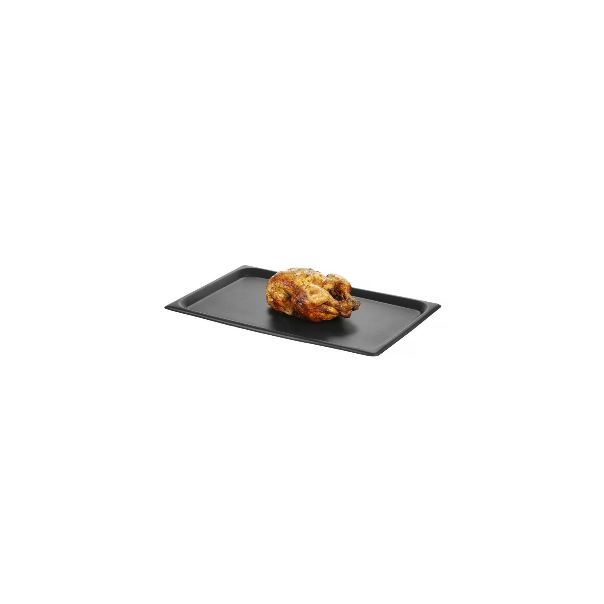 Backblech mit Antihaftbeschichtung CONVECTOMAT ROAST, GN 1/1, Schwarz, 530x325x(H)17mm