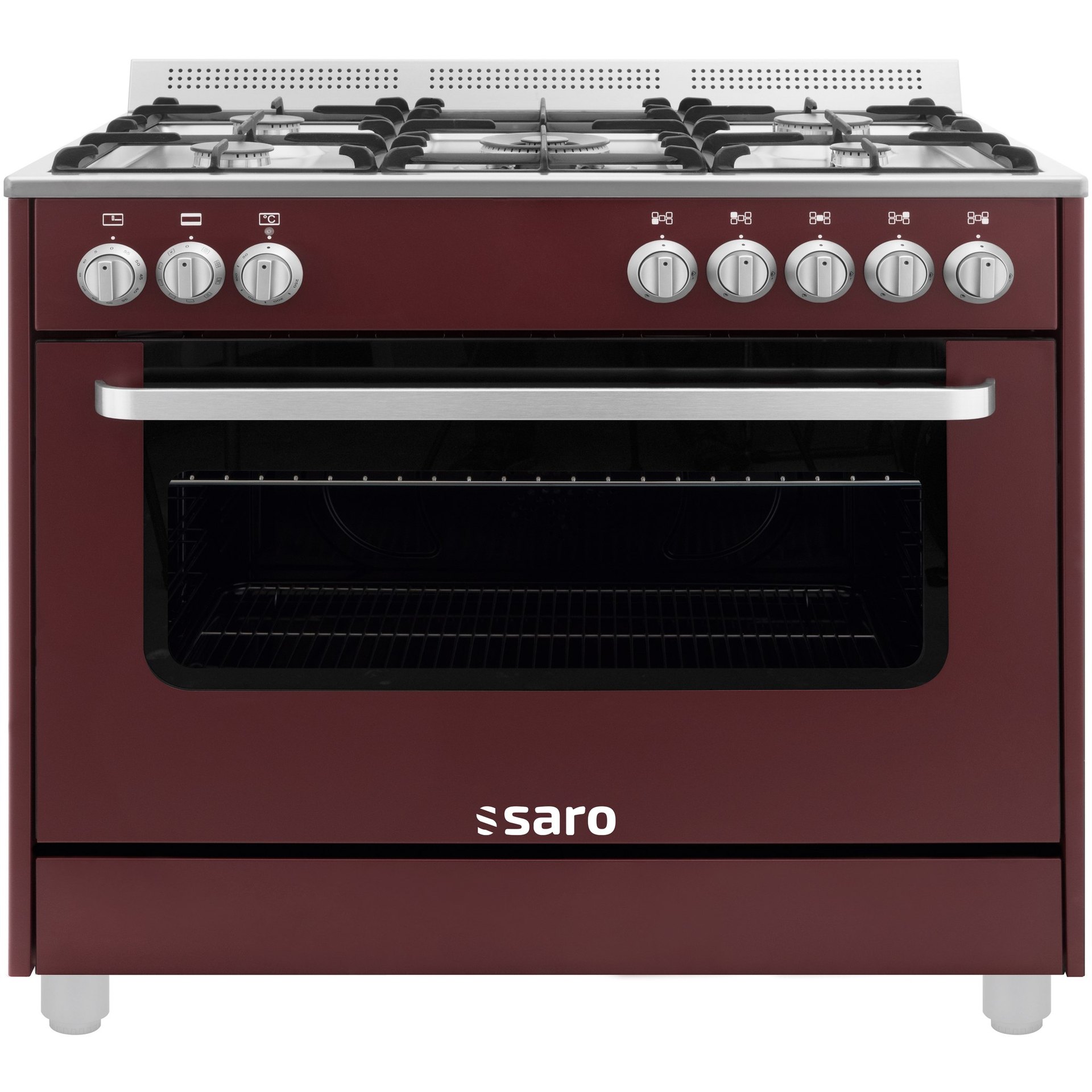 Multifunktionsherd Gas/Elektro Modell TS95C61LVI bordeaux