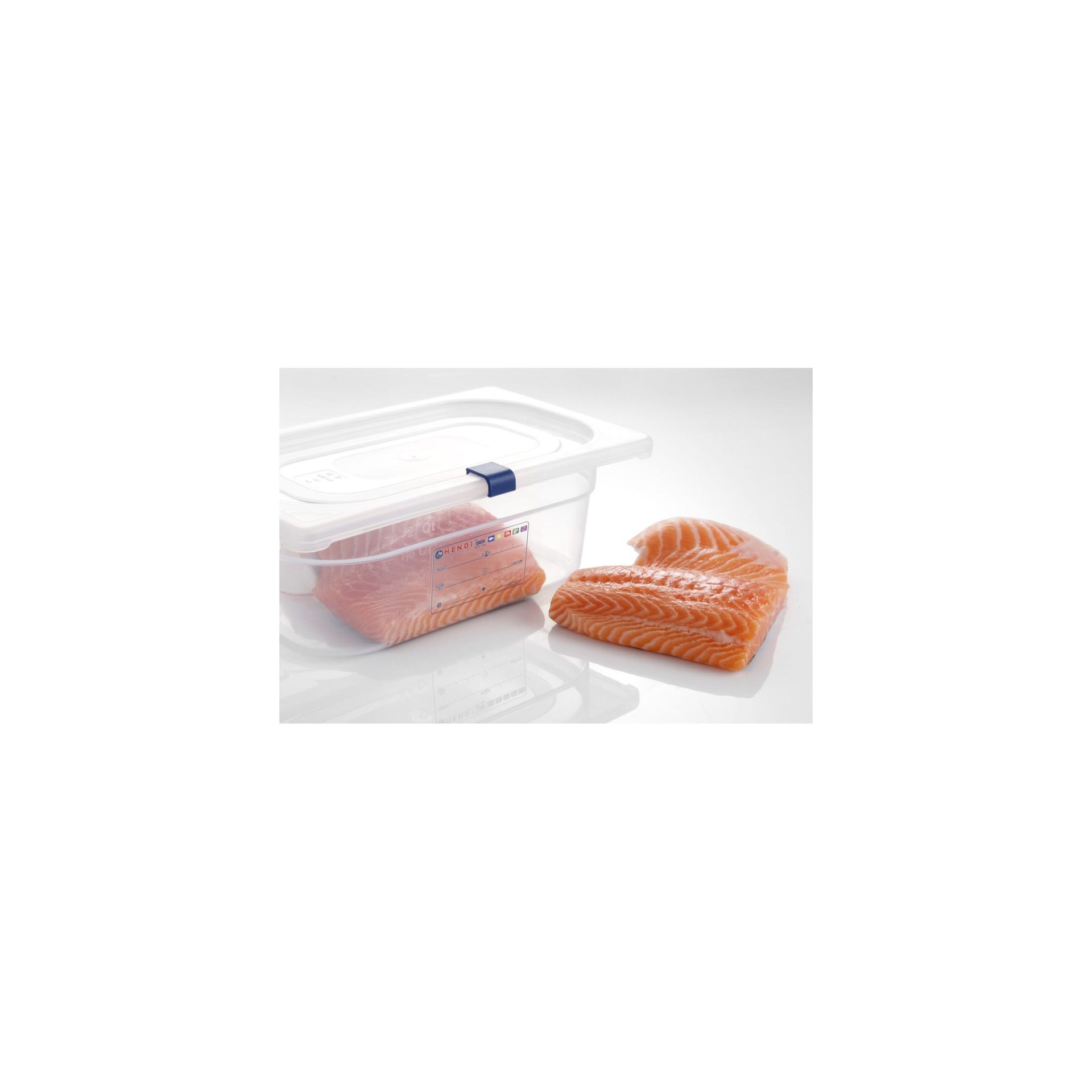 Farbcodierungsclips für HACCP-Aufbewahrungsbehälter, Blau, 12 Stk
