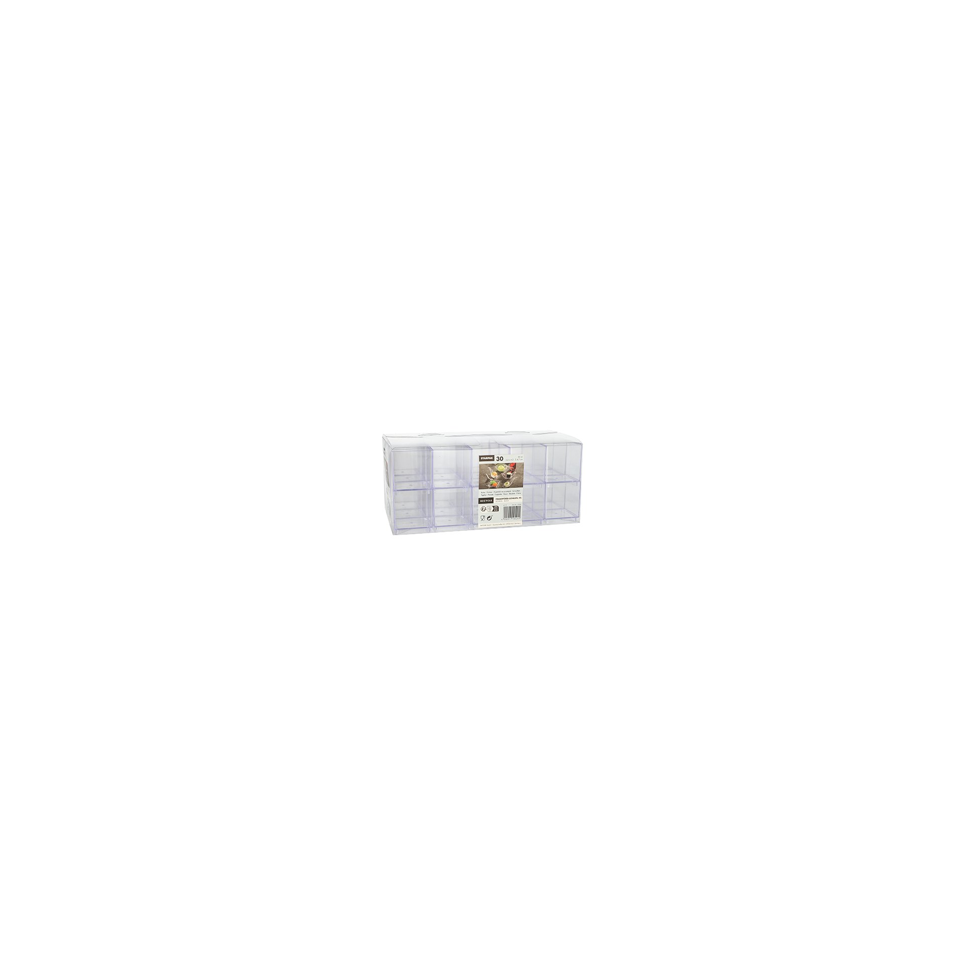 Fingerfood - Schalen, PS eckig 55 ml 4,7 cm x 4,2 cm x 4,2 cm glasklar Fingerfood - Schalen, PS eckig 55 ml 4,7 cm x 4,2 cm x 4,2 cm glasklar
