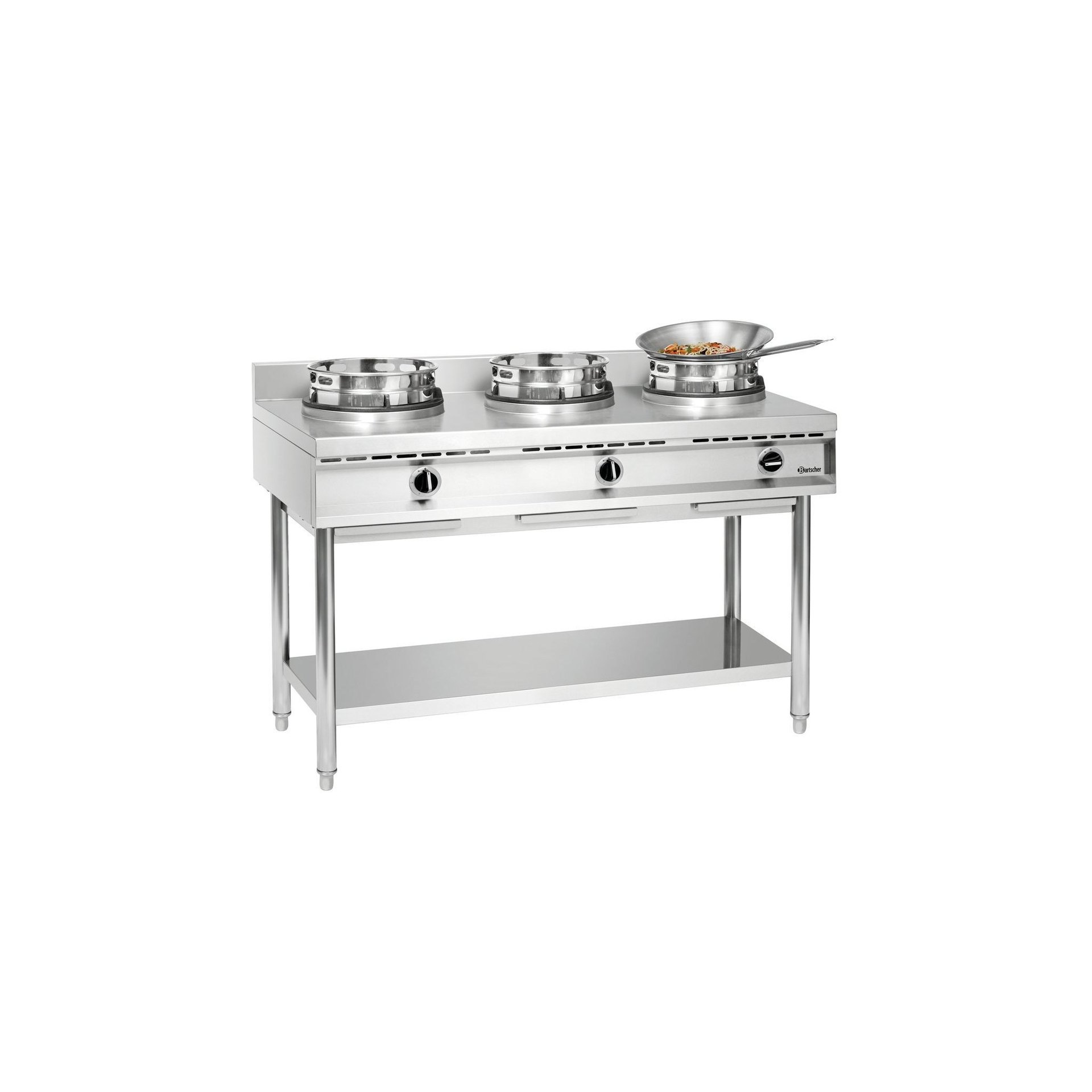 Wok-Herd, 3 Brenner