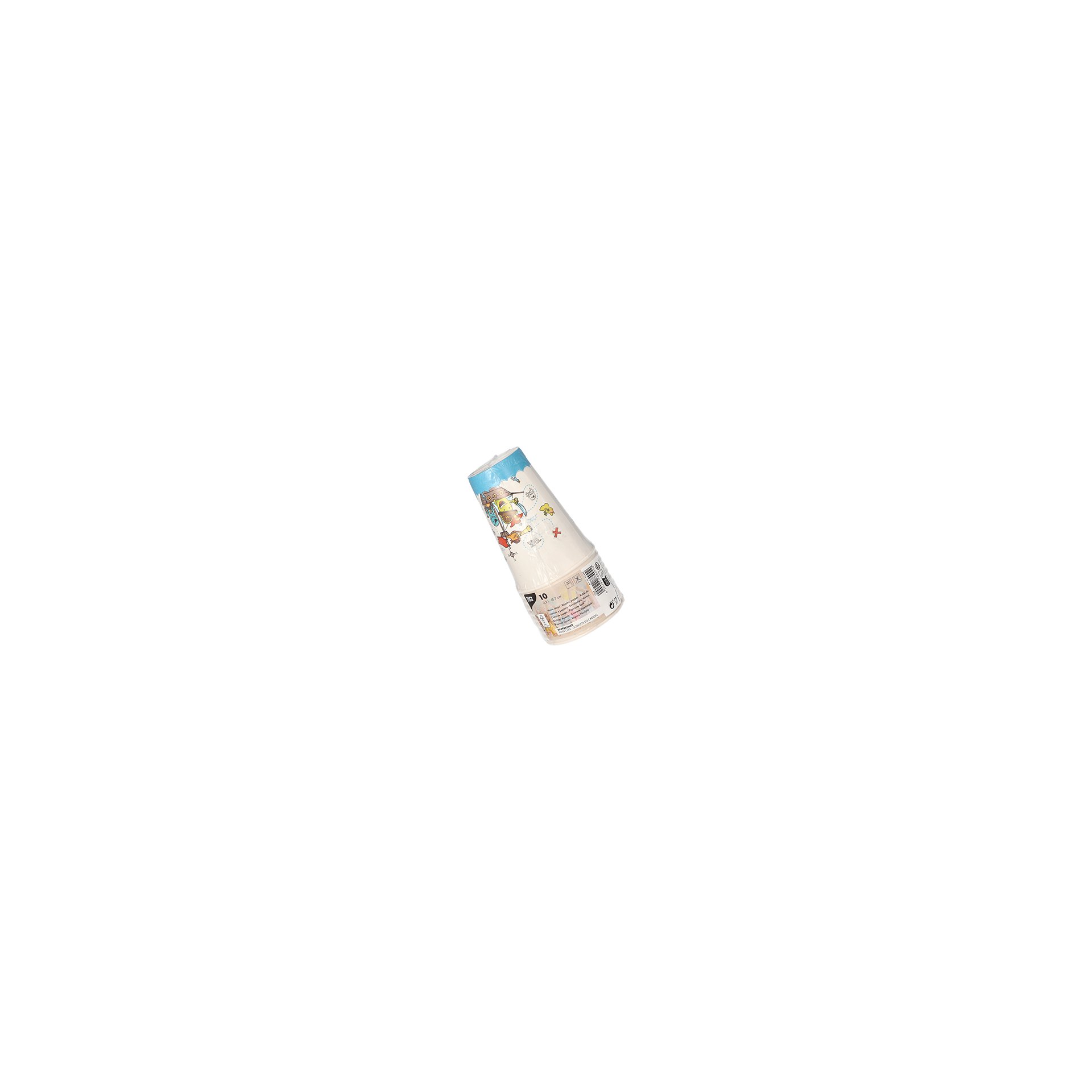 Trinkbecher, Pappe 0,2 l Ø 7 cm · 9,7 cm "Pirate Crew" Trinkbecher, Pappe 0,2 l Ø 7 cm · 9,7 cm "Pirate Crew"