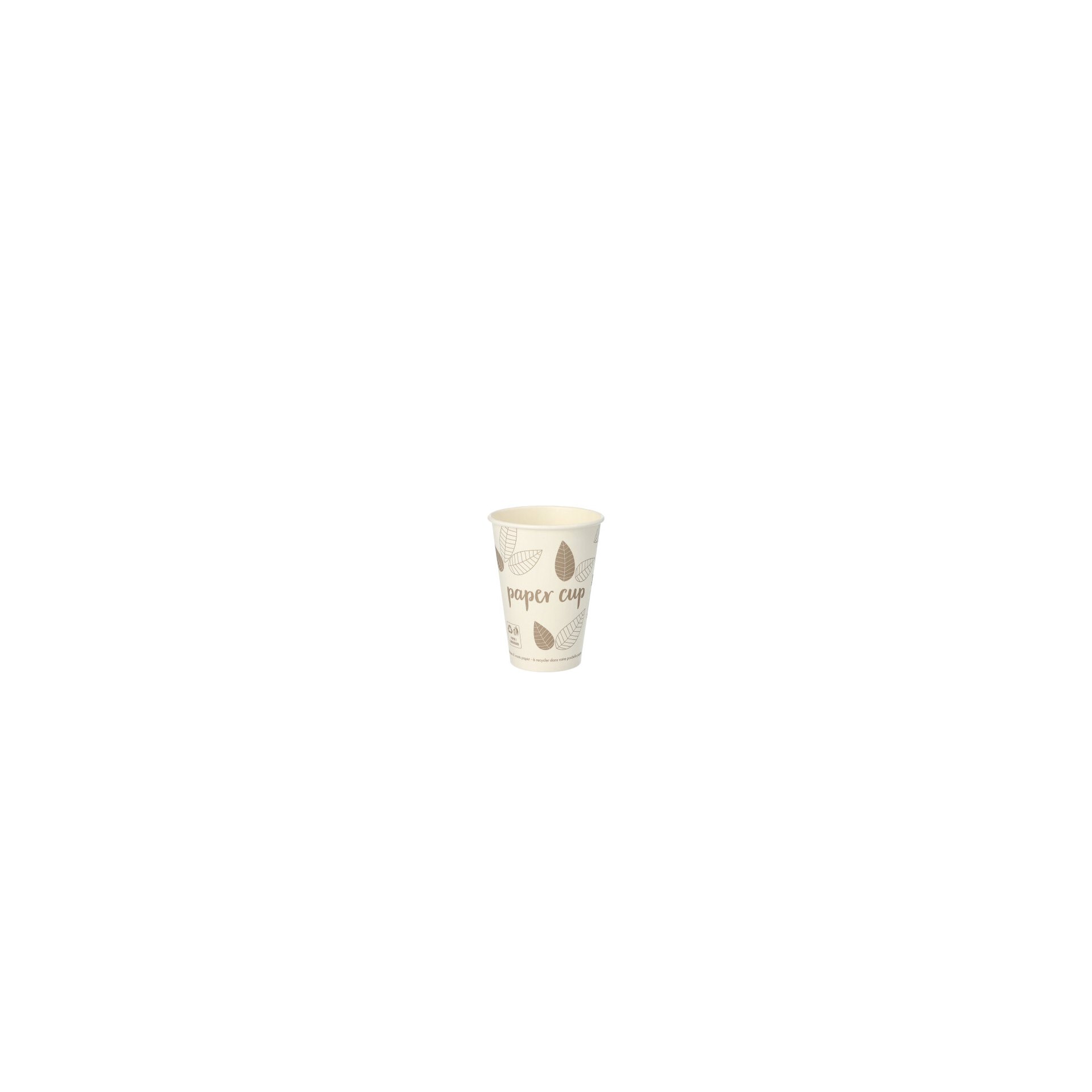 Automatenbecher, Pappe "pure" 0,18 l Ø 7 cm · 9,2 cm "ZERO"