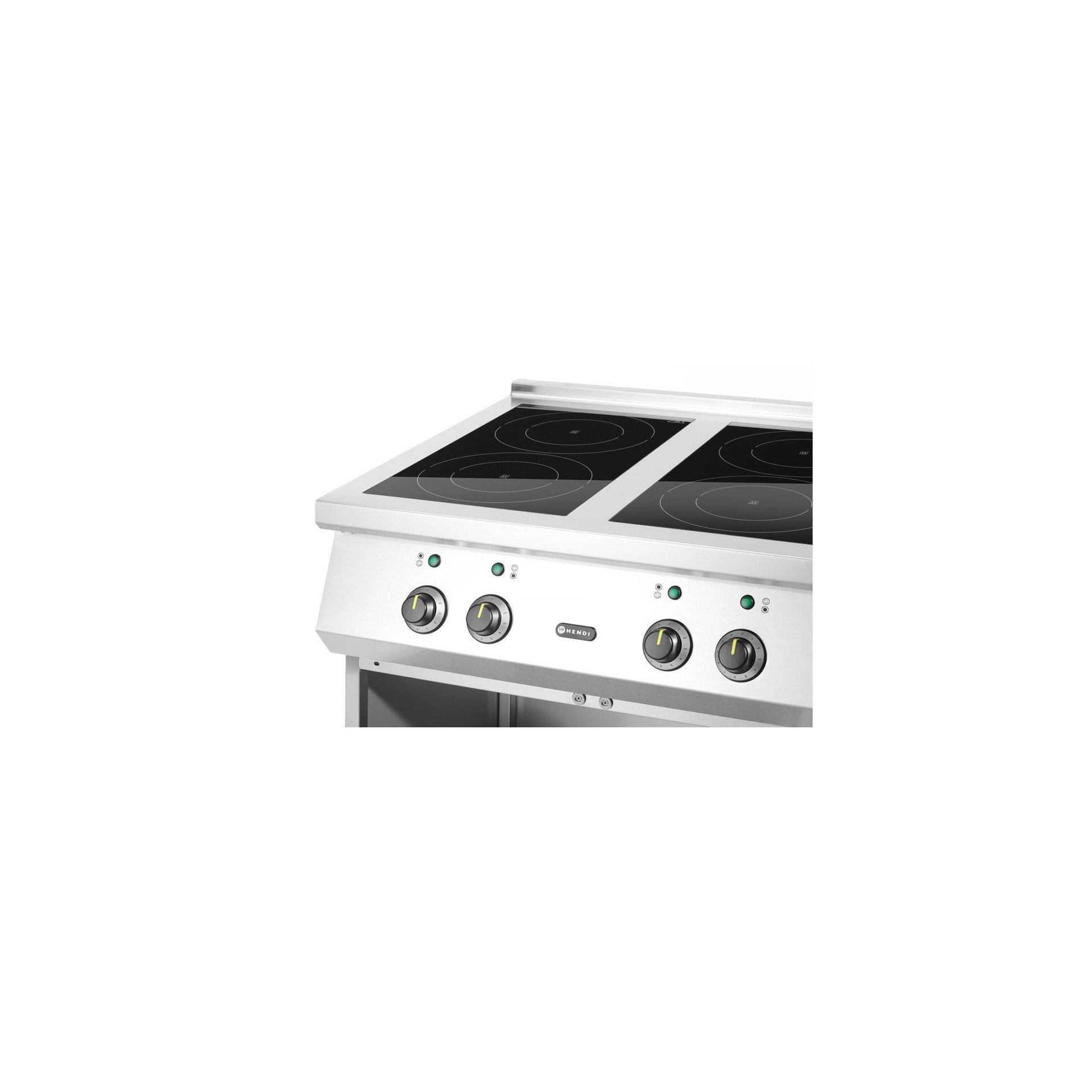 Induktionsherd mit 4 Kochfeldern, 400V/17000W, 800x720x(H)854mm Induktionsherd mit 4 Kochfeldern, 400V/17000W, 800x720x(H)854mm