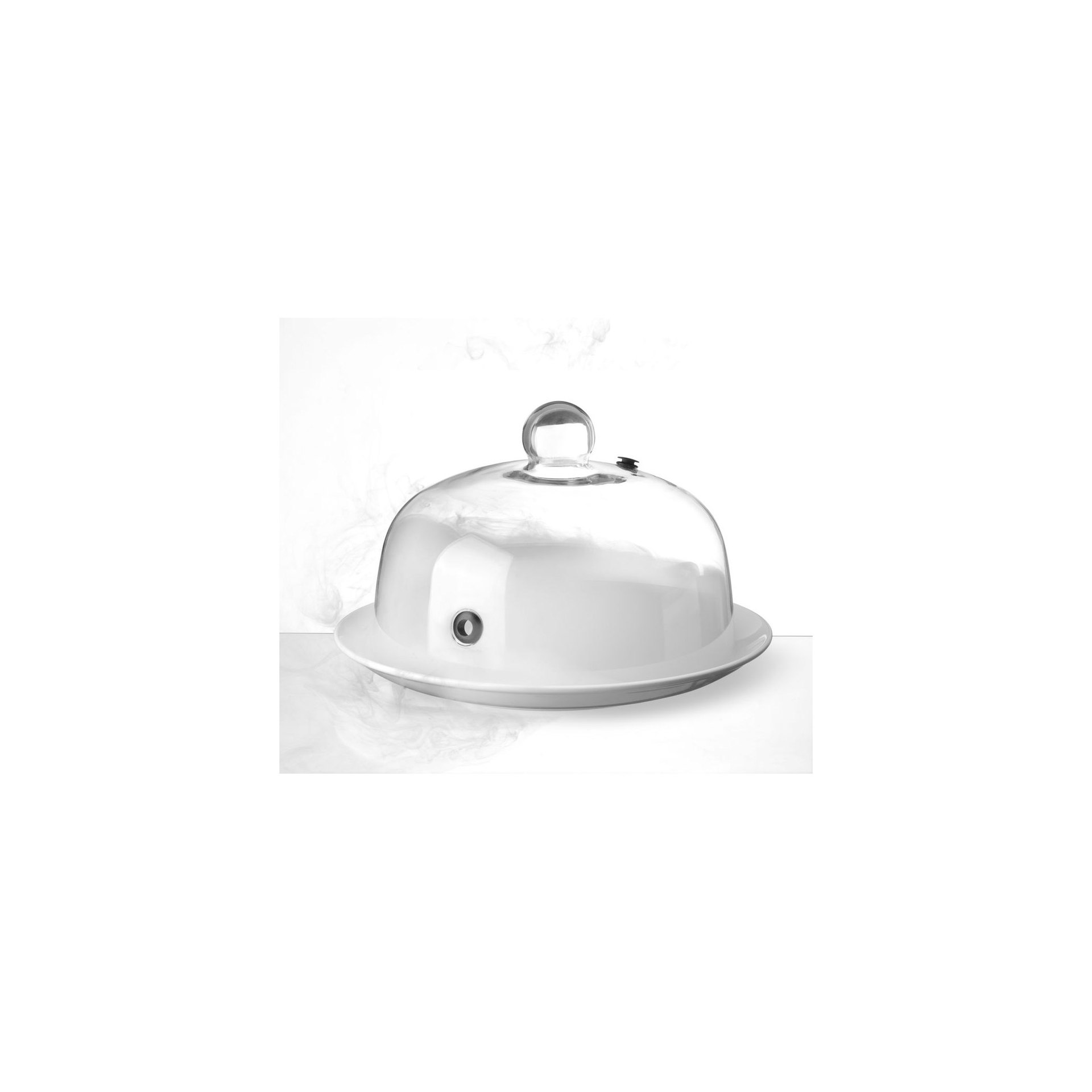 Glasglosche mit Lüftungsöffnung, Servierglosche, ⌀260x(H)175mm Glasglosche mit Lüftungsöffnung, Servierglosche, ⌀260x(H)175mm
