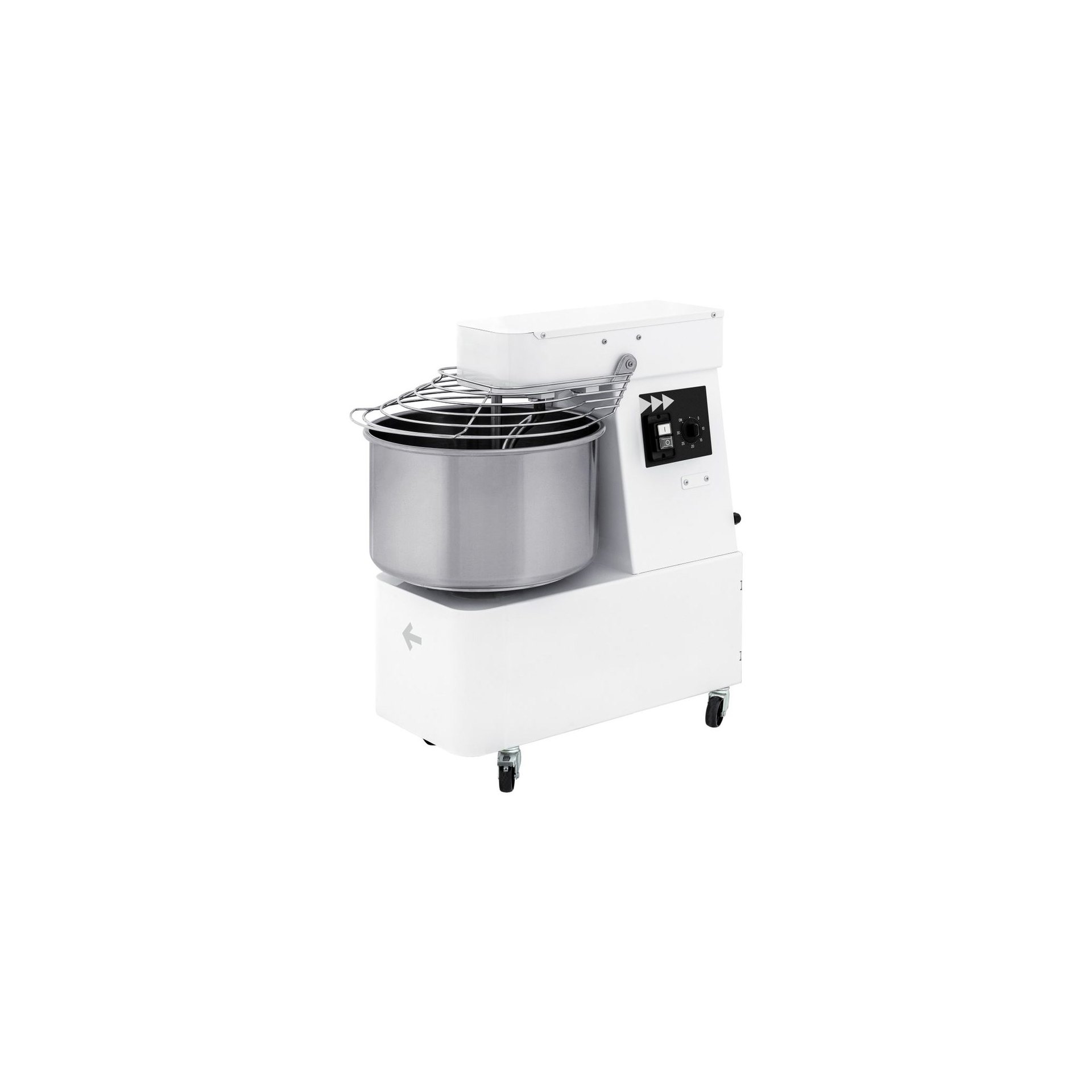 Spiralmischer mit fester Schüssel 22 L, 56 kg/h, 22L, 400V/1100W, 385x670x(H)725mm