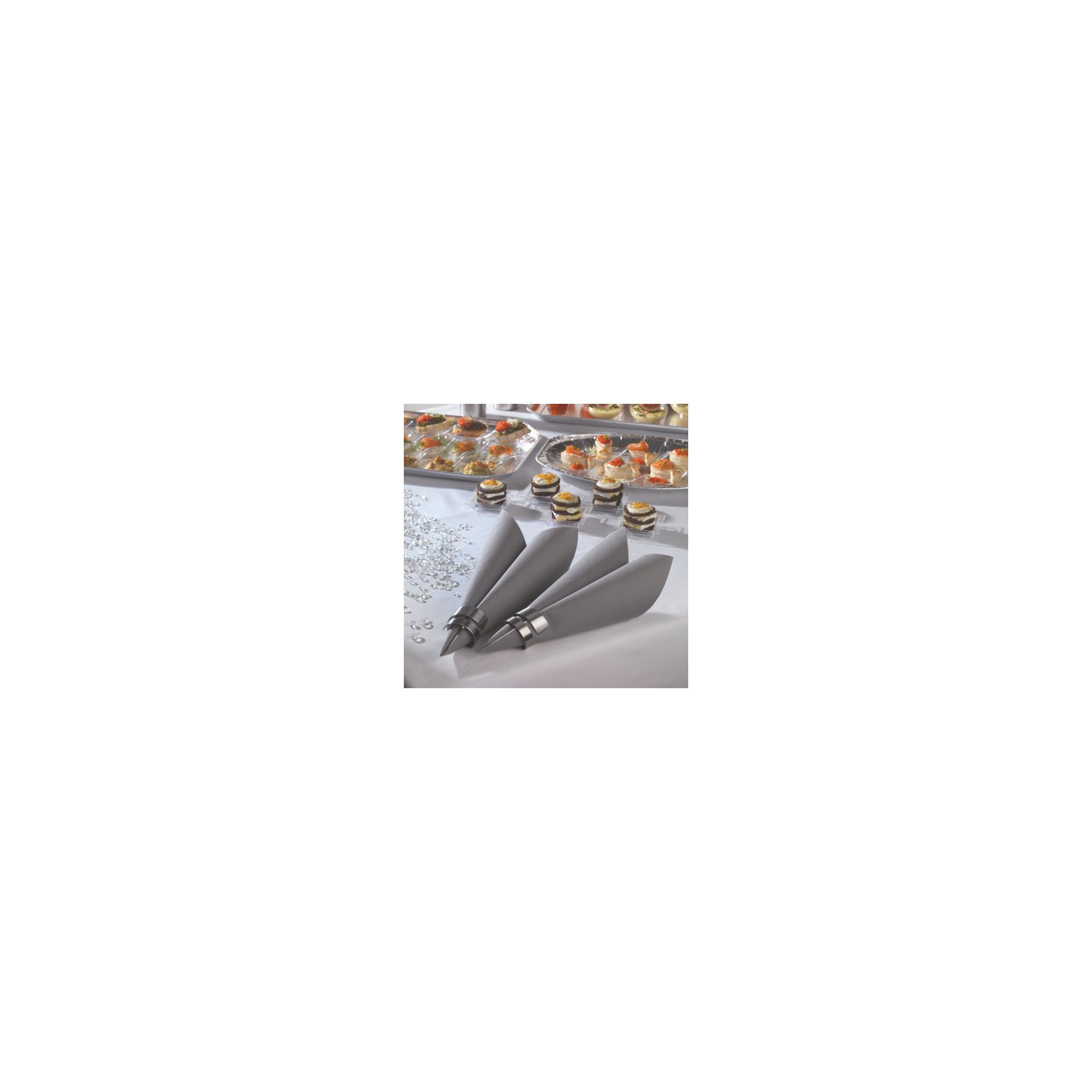 papstar-10760-servietten-royal-collection-1-4-falz-40cmx40cm-grau-4 Servietten "ROYAL Collection" 1/4-Falz 40 cm x 40 cm grau