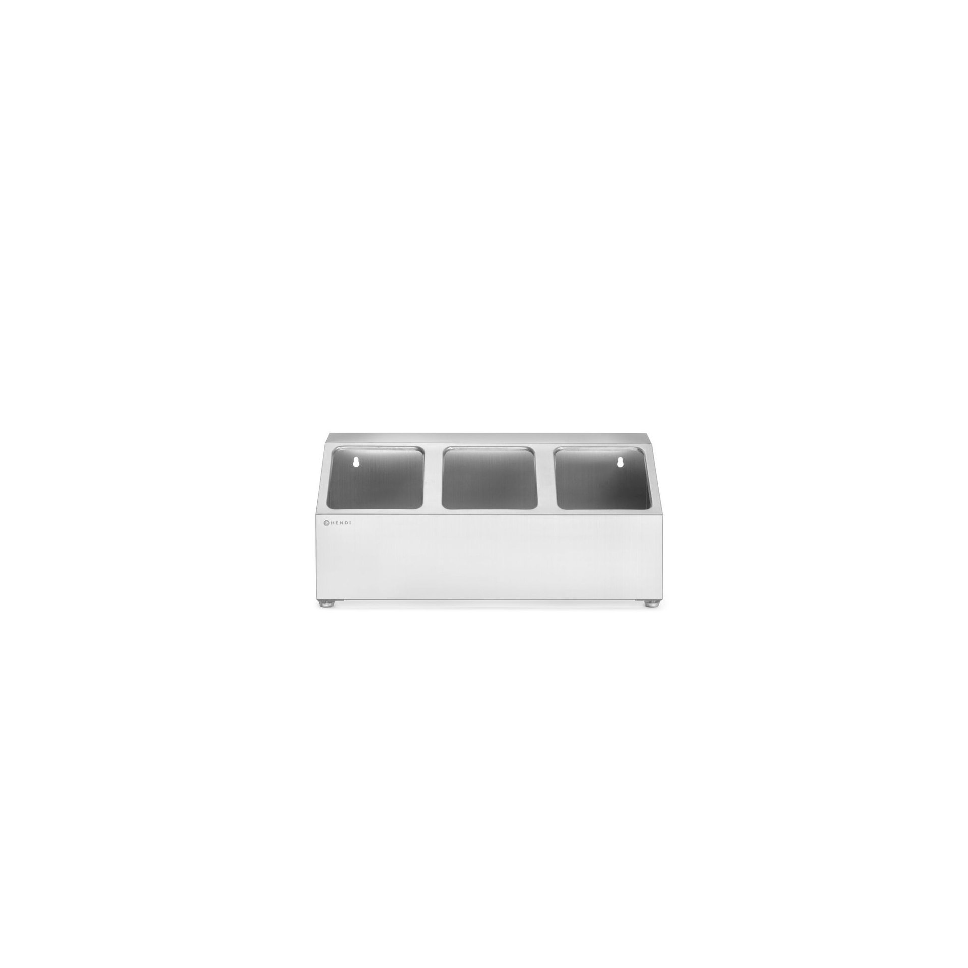 Halterung für Gastronorm-Behälter, 3 Fächer, 512x245x(H)215mm