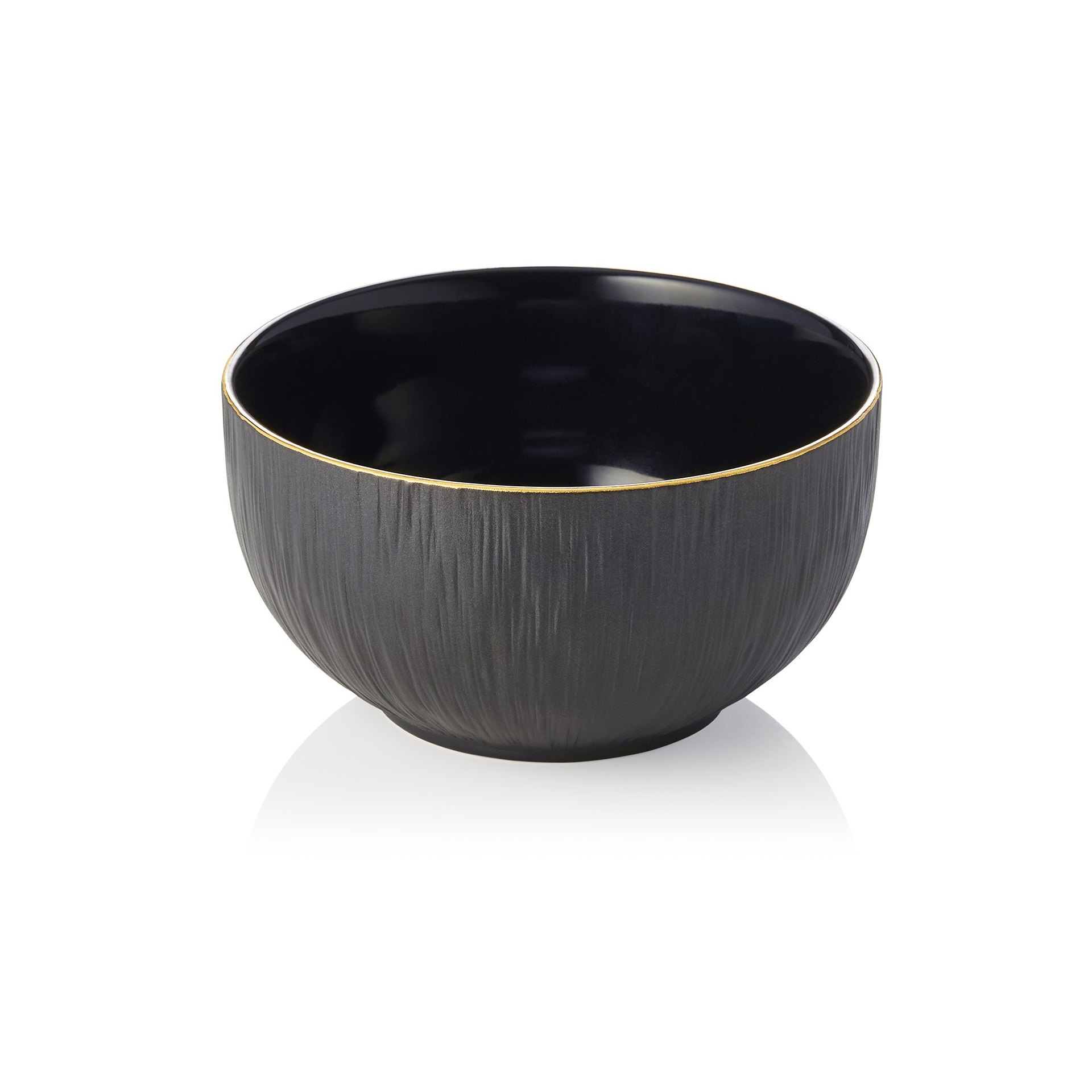 Schale Set MAYA KURO, tief, Ø 15 cm, 750 ml, schwarz