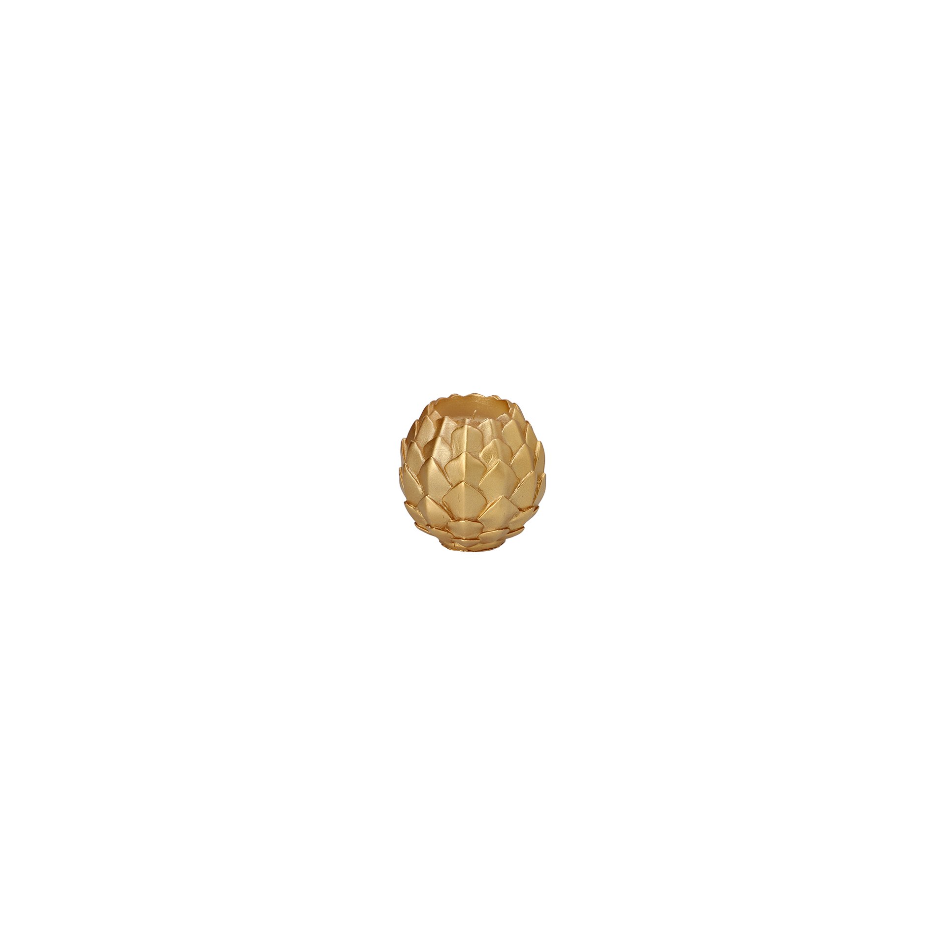 Kugelkerze Ø 10 cm gold "Pine Cone" Kugelkerze Ø 10 cm gold "Pine Cone"