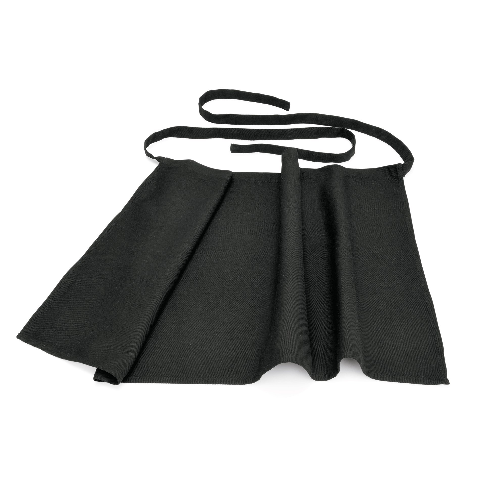 Schürze 95 x 50 cm, schwarz, Baumwolle Schürze 95 x 50 cm, schwarz, Baumwolle