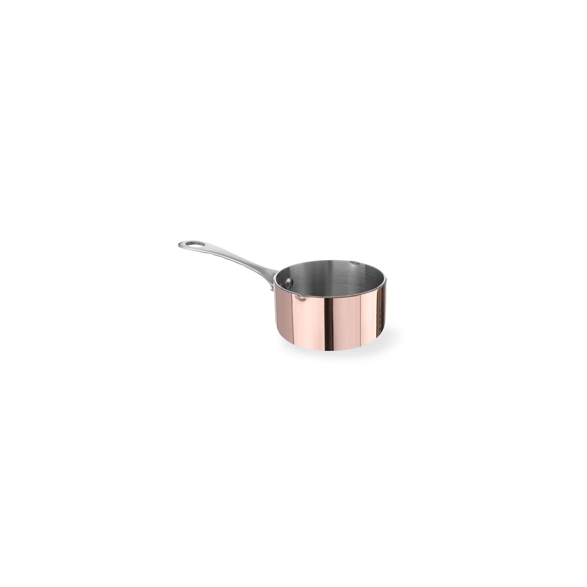 Miniatur-Kasserolle mit Ausgießer, 0,16L, ⌀75x(H)40mm
