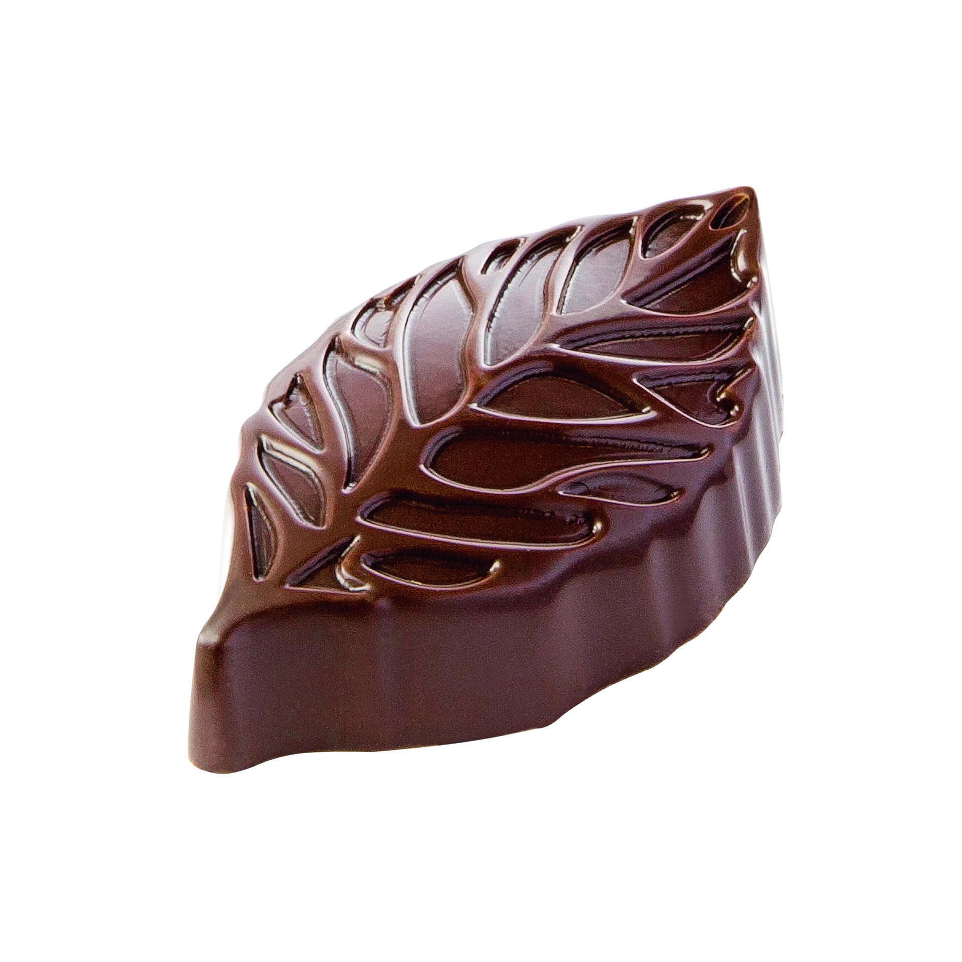 Schokoladen Form – Blatt, 44,5 x 26 x 13,5 mm Schokoladen Form – Blatt, 44,5 x 26 x 13,5 mm