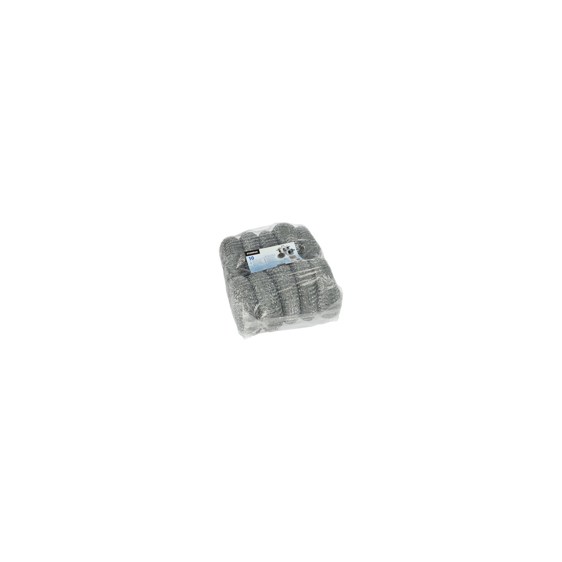 Topfreiniger, Draht rund Ø 13 cm · 4,5 cm silber , kratzend
