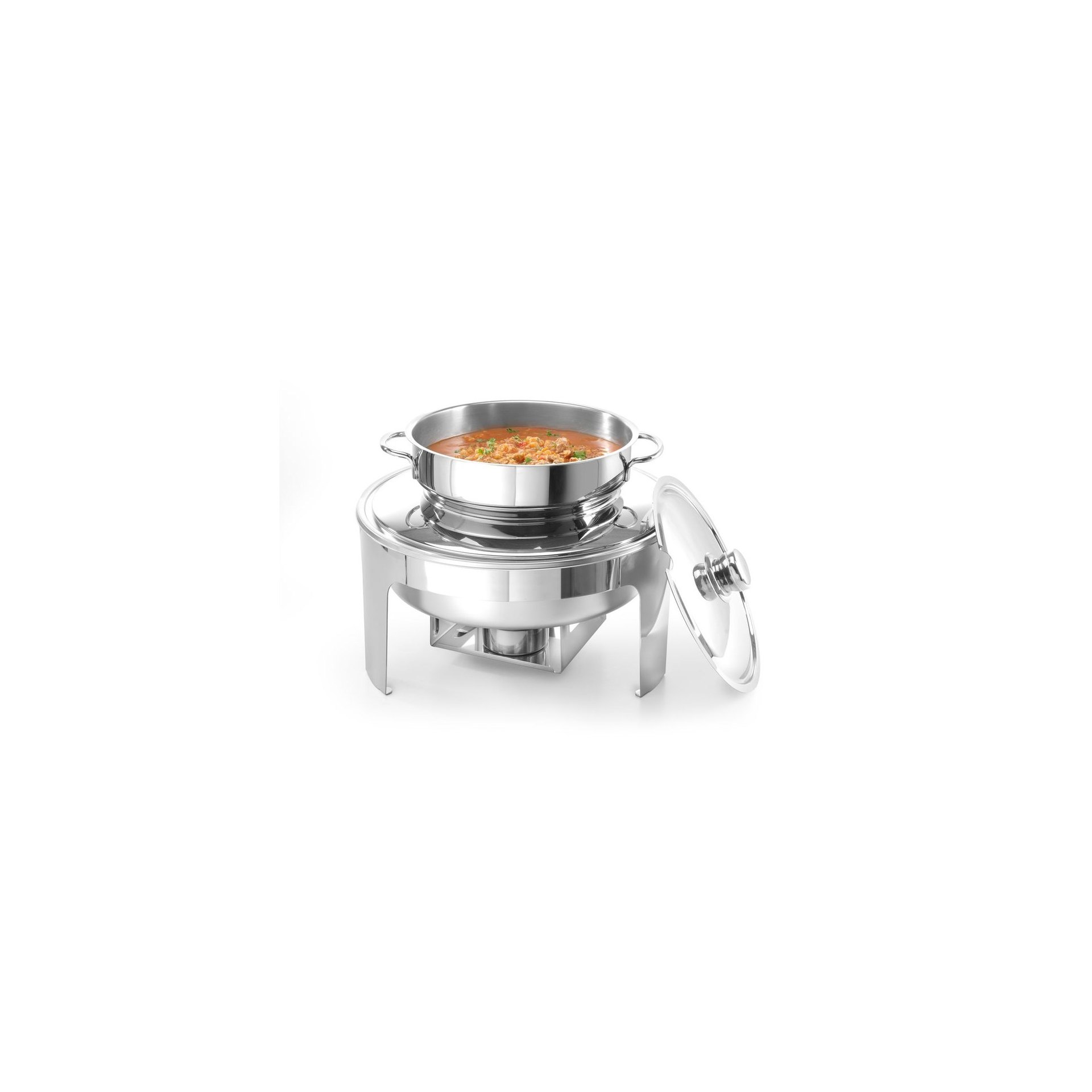 Suppen Chafing Dish, Spiegelglanz, Profi Line, 10L, ⌀420x(H)380mm Suppen Chafing Dish, Spiegelglanz, Profi Line, 10L, ⌀420x(H)380mm