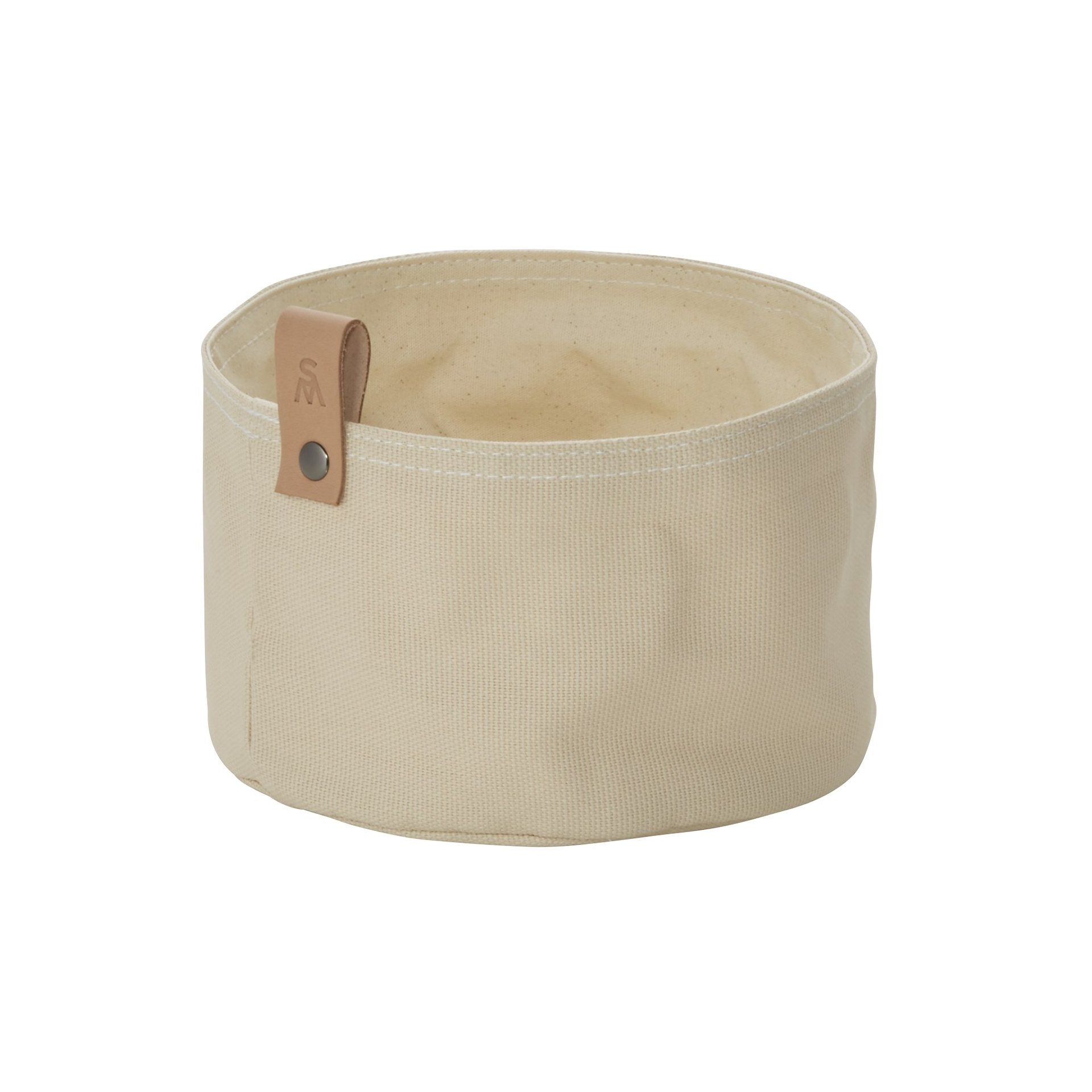 Brottasche FLIP COTTON, Ø 17 cm, Höhe 10 cm, cream, Canvas Brottasche FLIP COTTON, Ø 17 cm, Höhe 10 cm, cream, Canvas
