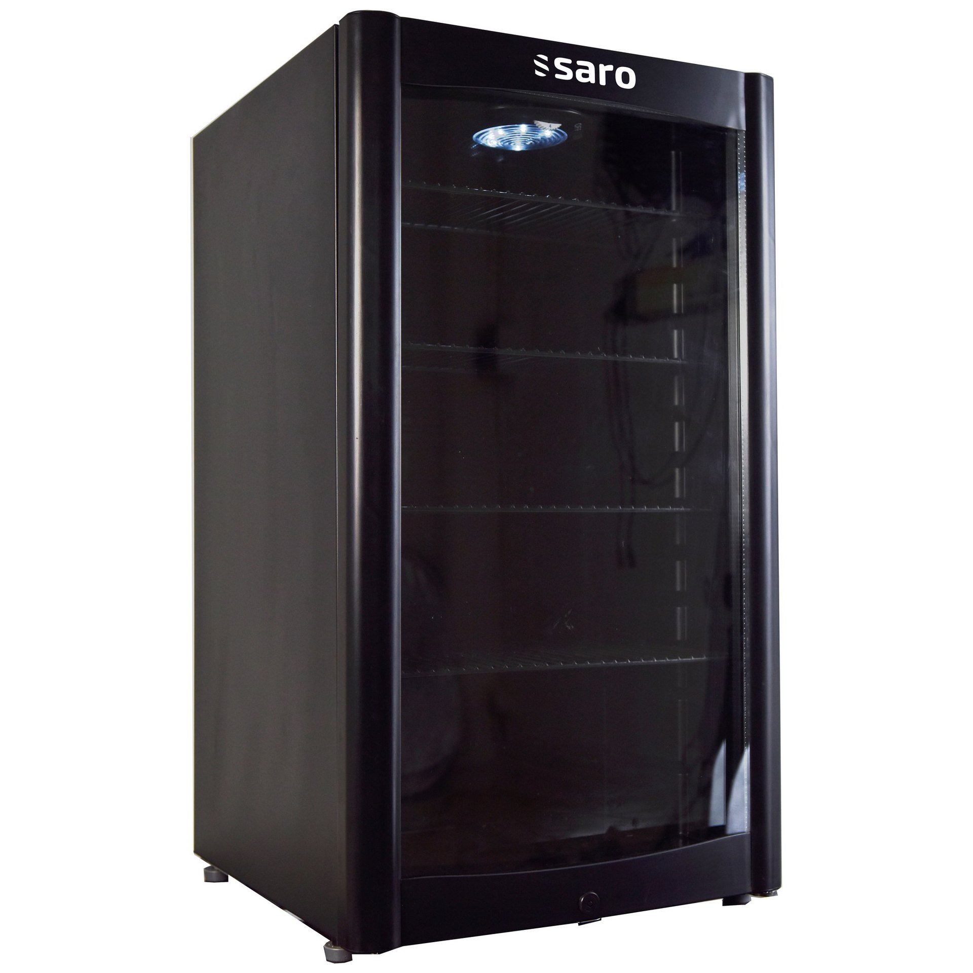 Kühlschrank mit Glastür,schwarz, DK90 Kühlschrank mit Glastür,schwarz, DK90