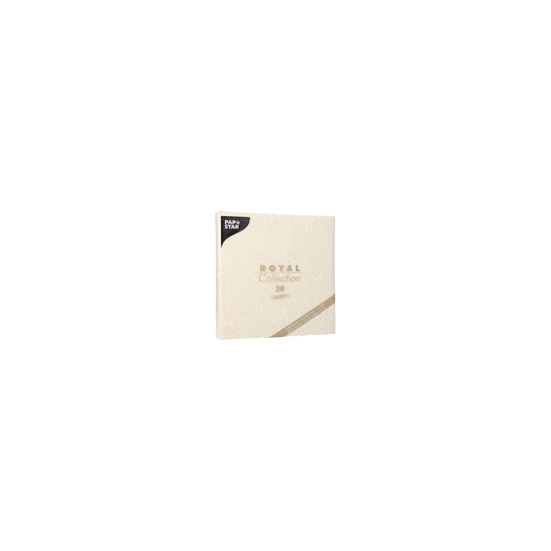 Servietten "ROYAL Collection" 1/4-Falz 40 cm x 40 cm champagner "Casali" Servietten "ROYAL Collection" 1/4-Falz 40 cm x 40 cm champagner "Casali"