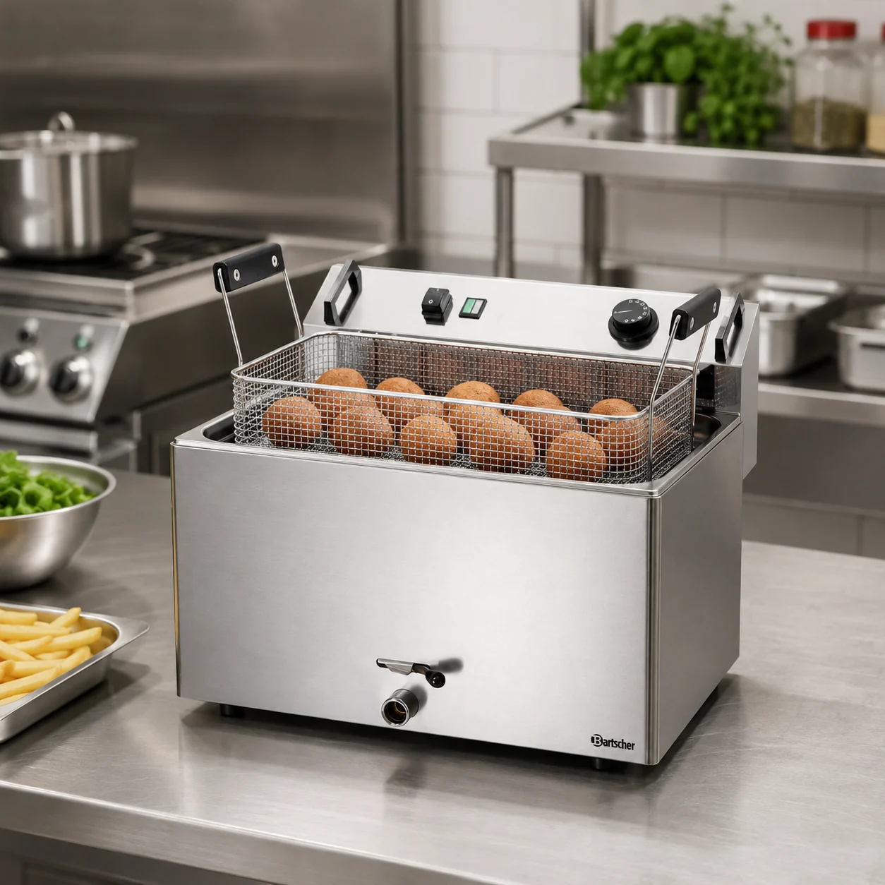 Bartscher Backwarenfritteuse für Gastronomie und Bäckerei