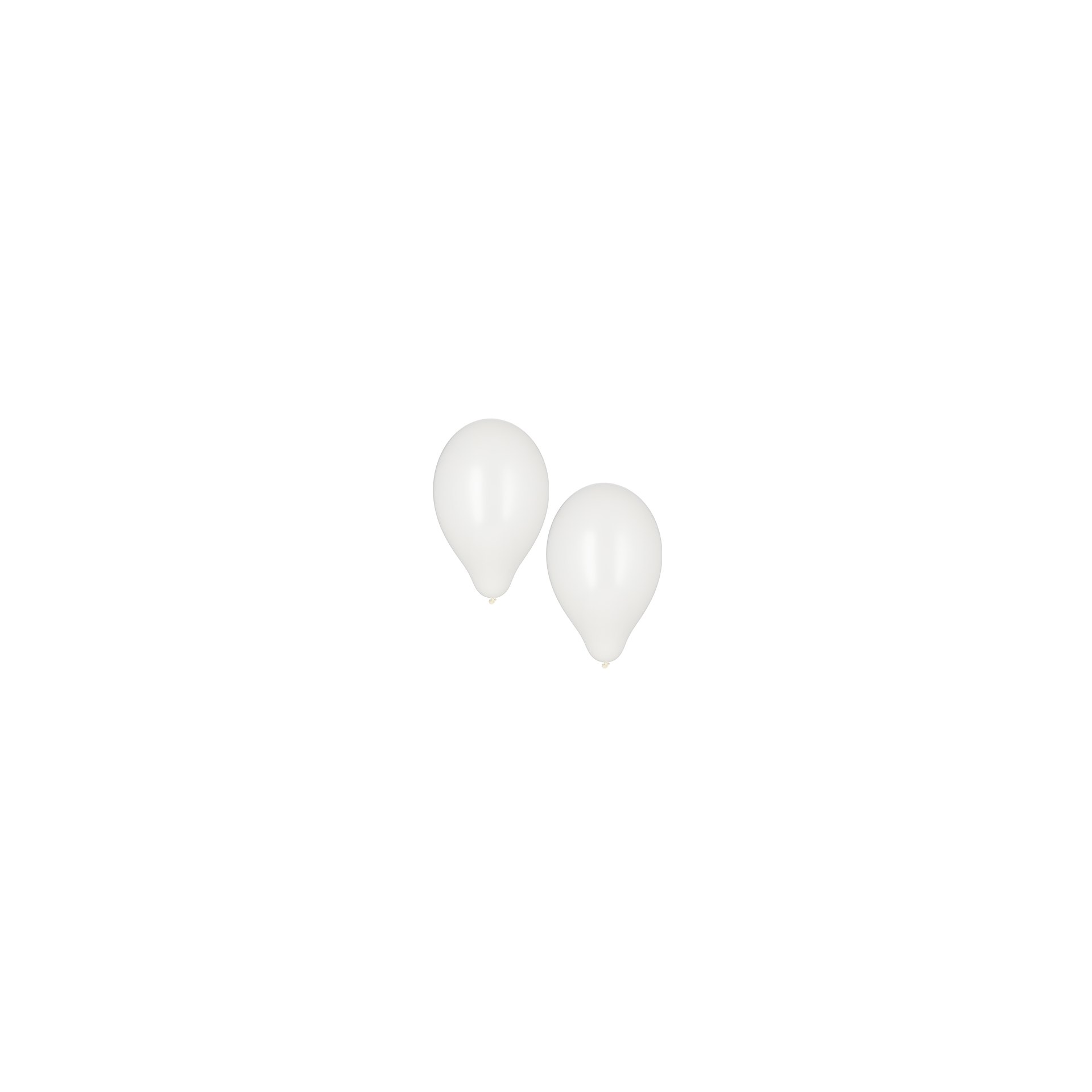 Luftballons Ø 25 cm weiss Luftballons Ø 25 cm weiss