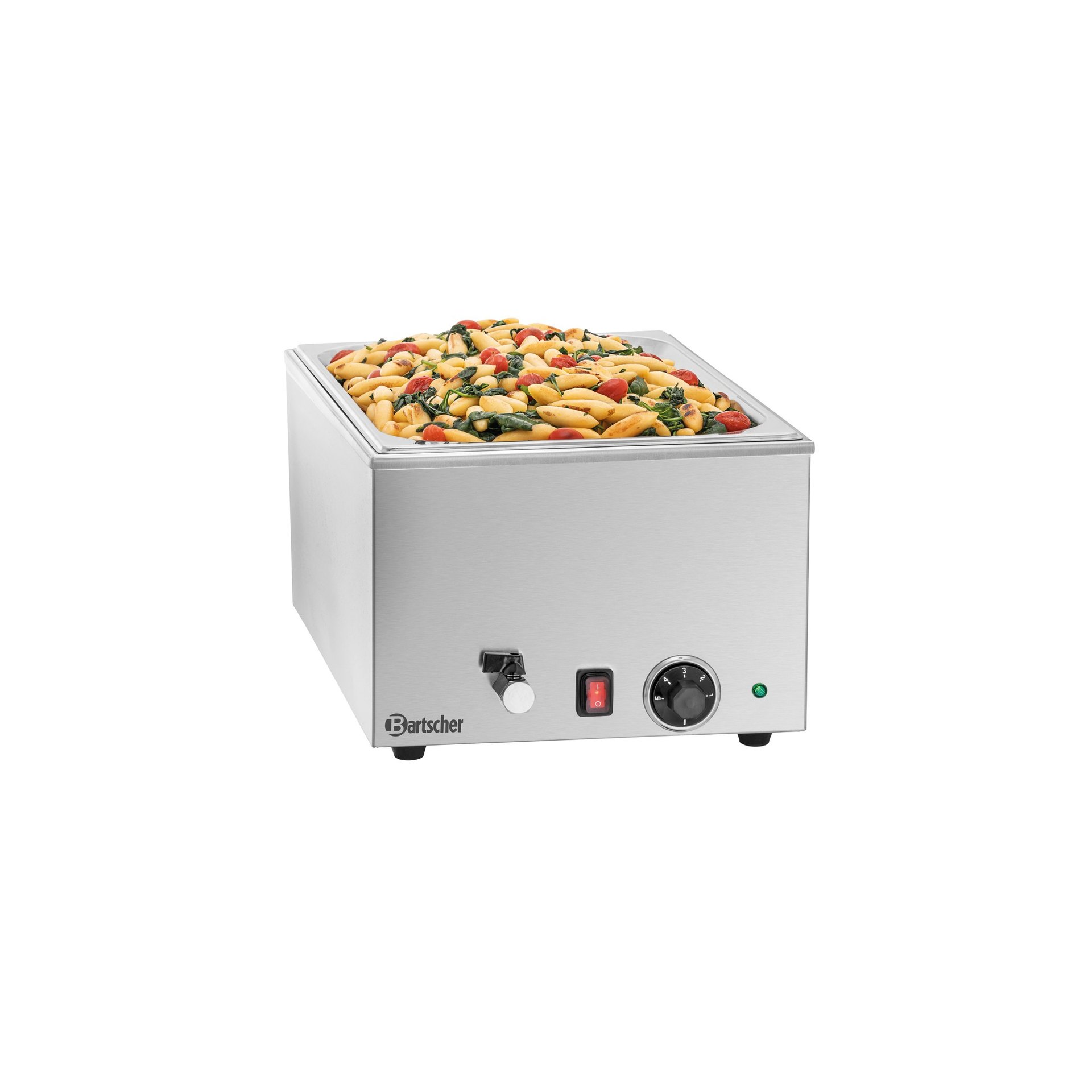 Bain Marie, 1/1 GN, 150mm, mit Hahn