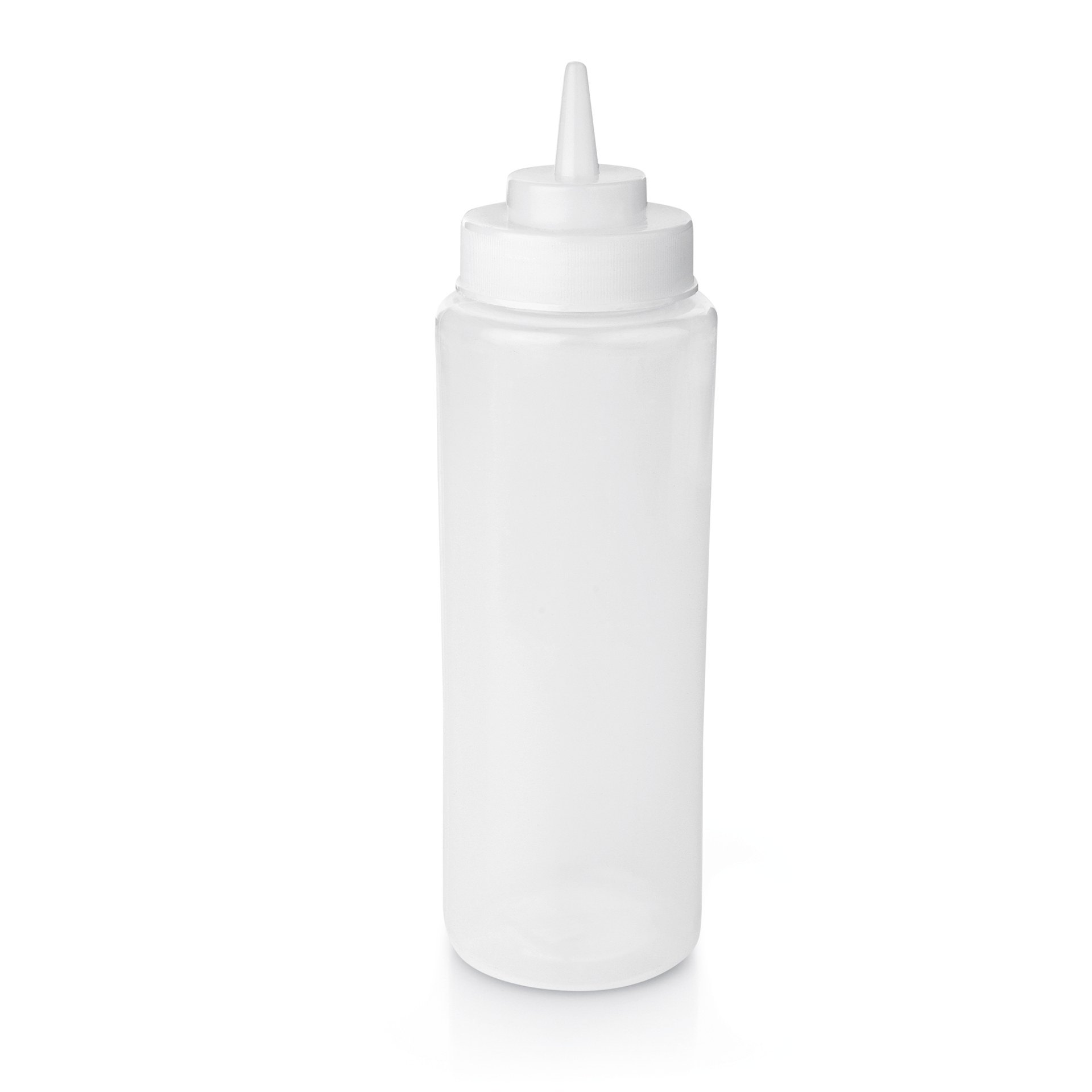 Quetschflasche 950 ml, Ø 8 cm, transparent Quetschflasche 950 ml, Ø 8 cm, transparent