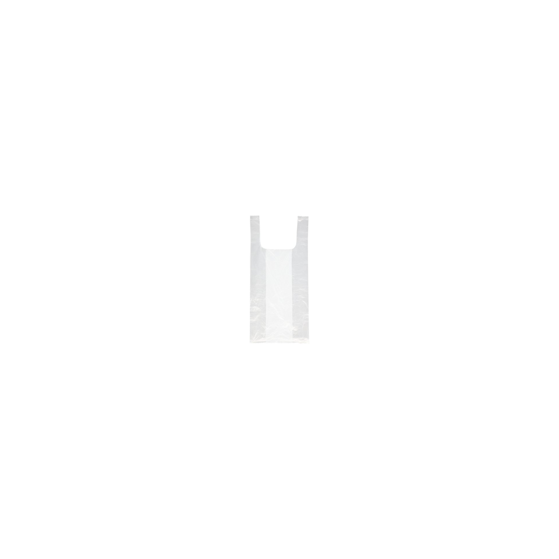 Hemdchen-Tragetaschen, HDPE 48 cm x 22 cm x 12 cm transparent Knotenbeutel Hemdchen-Tragetaschen, HDPE 48 cm x 22 cm x 12 cm transparent Knotenbeutel