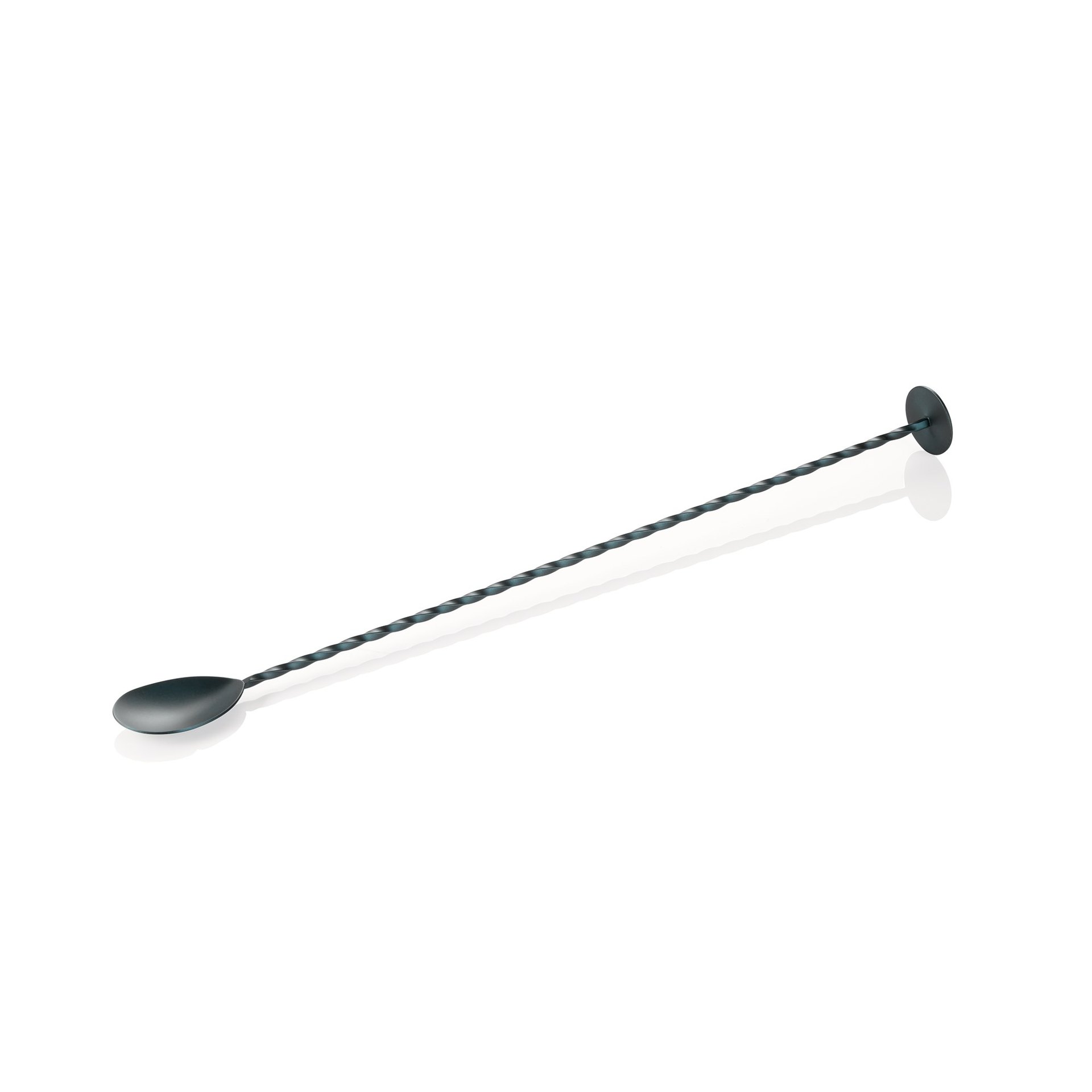 Barlöffel Twisted NOCTURN, mit Stößelende, 33,5 cm, blau matt