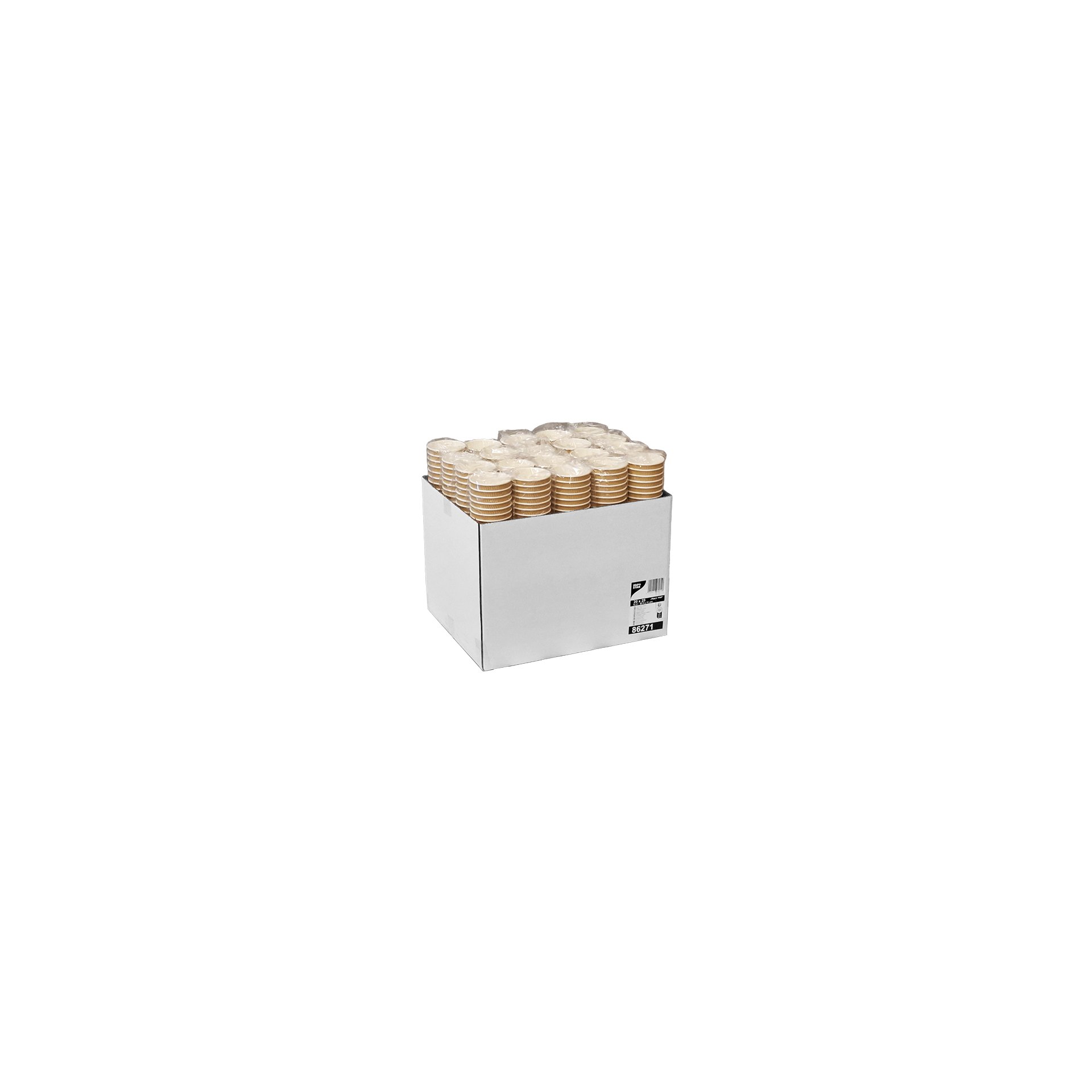 papstar-86271-trinkbecher-pappe-0-3l-9cm-11cm-natur-ripple-wall-4 Trinkbecher, Pappe 0,3 l Ø 9 cm · 11 cm natur Ripple Wall