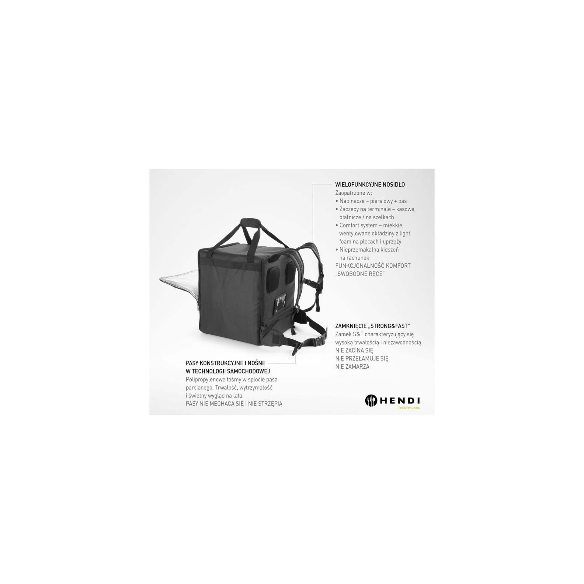Thermo-Transportrucksack, 75,2L, Schwarz, 410x410x(H)480mm Thermo-Transportrucksack, 75,2L, Schwarz, 410x410x(H)480mm