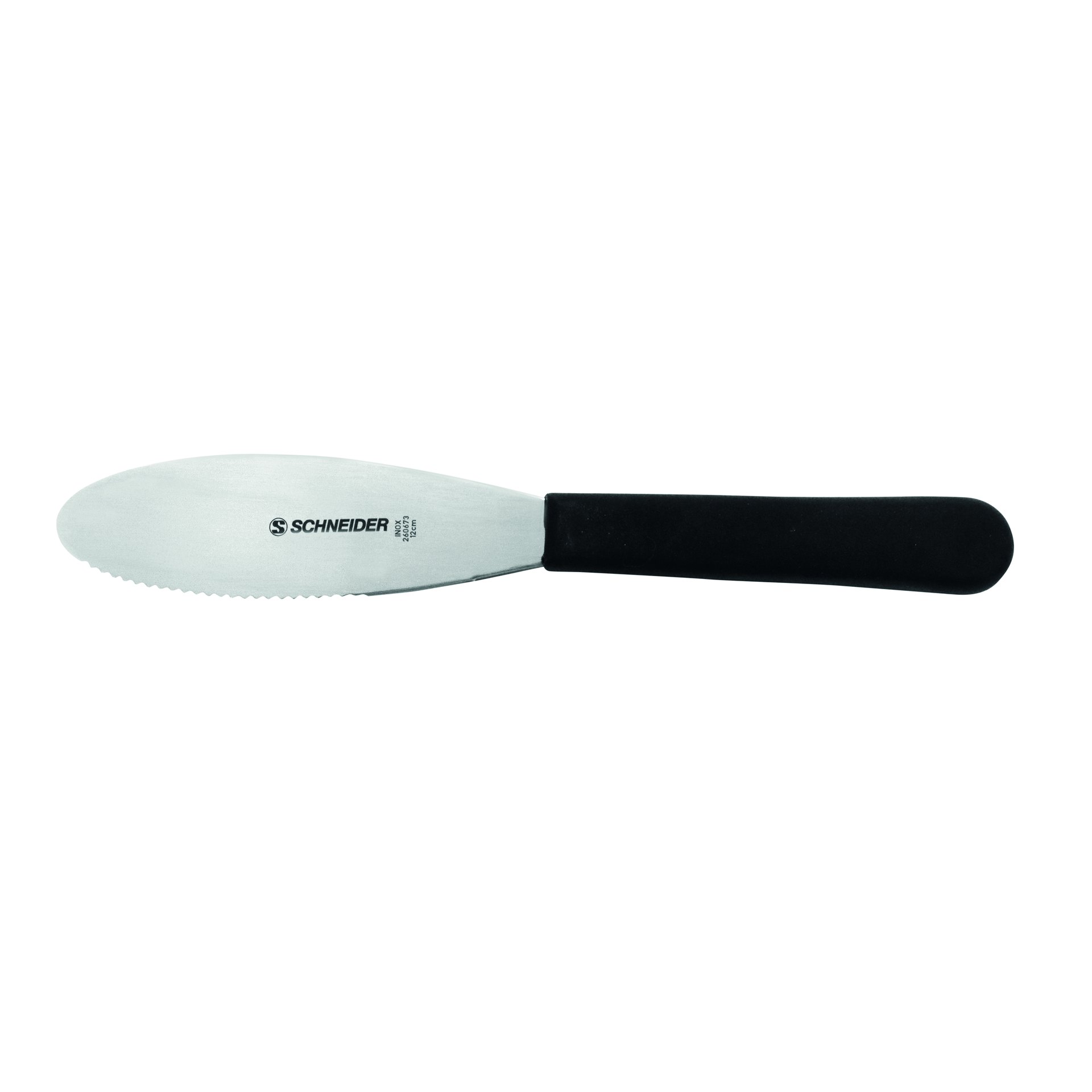 Streich- und Buttermesser mit Wellenschliff, 120 mm