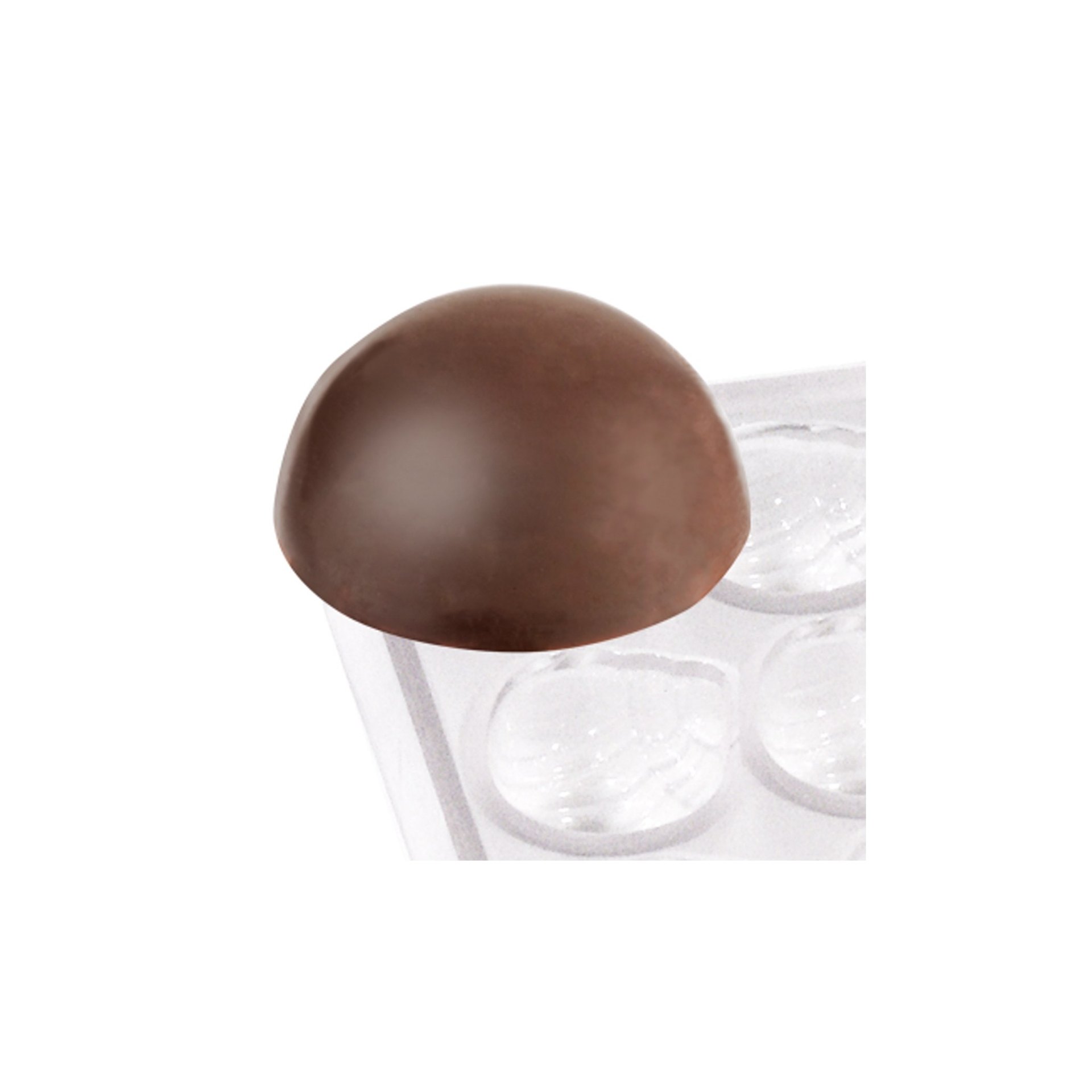 Pralinenform Halbkugel 27 mm