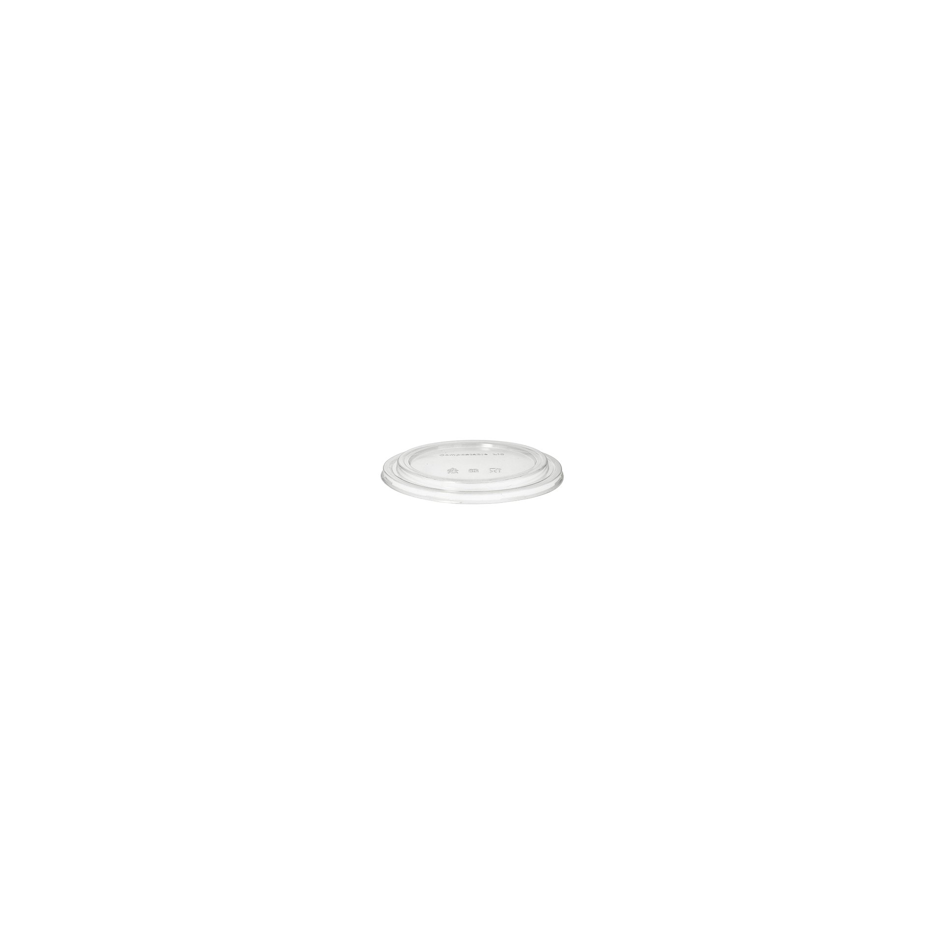 Deckel für Salatschalen, PLA rund Ø 18,4 cm · 2 cm klar Deckel für Salatschalen, PLA rund Ø 18,4 cm · 2 cm klar