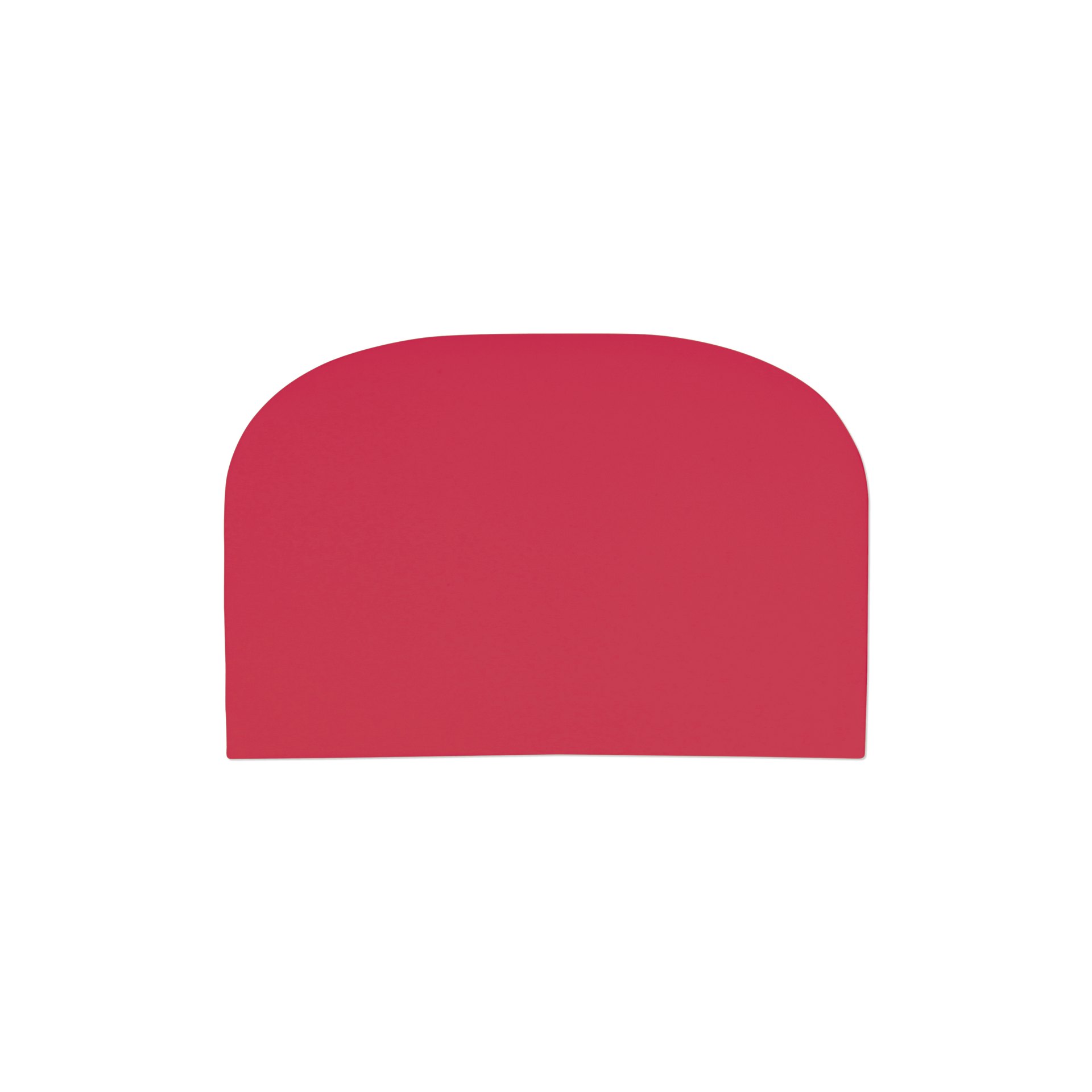 Teigschaber rot, LDPE 148 x 99 x 2 mm Teigschaber rot, LDPE 148 x 99 x 2 mm