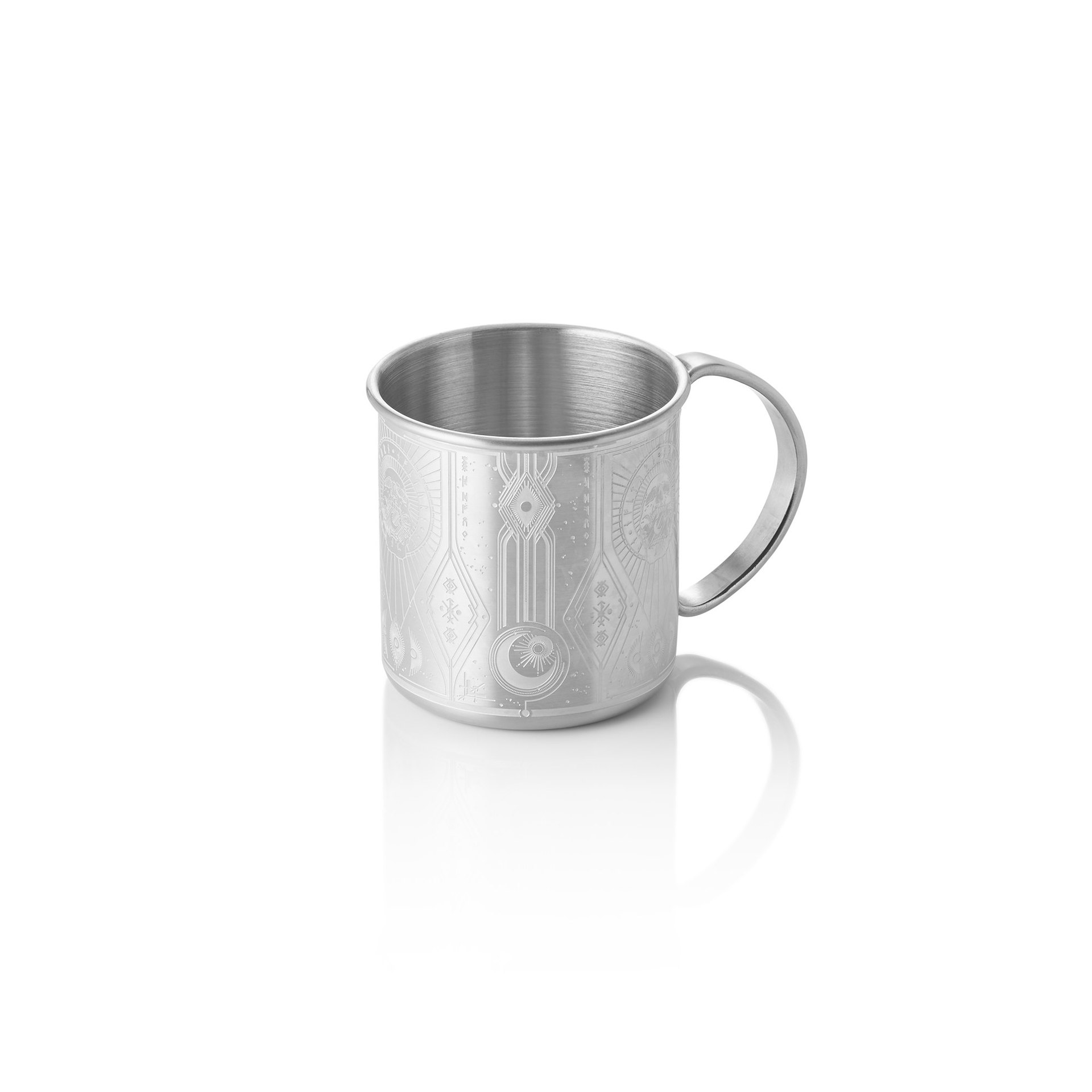Moscow Mule Tattoo NOCTURN, 0,45 ltr., Ø 9 cm, Höhe 9 cm, silber Moscow Mule Tattoo NOCTURN, 0,45 ltr., Ø 9 cm, Höhe 9 cm, silber