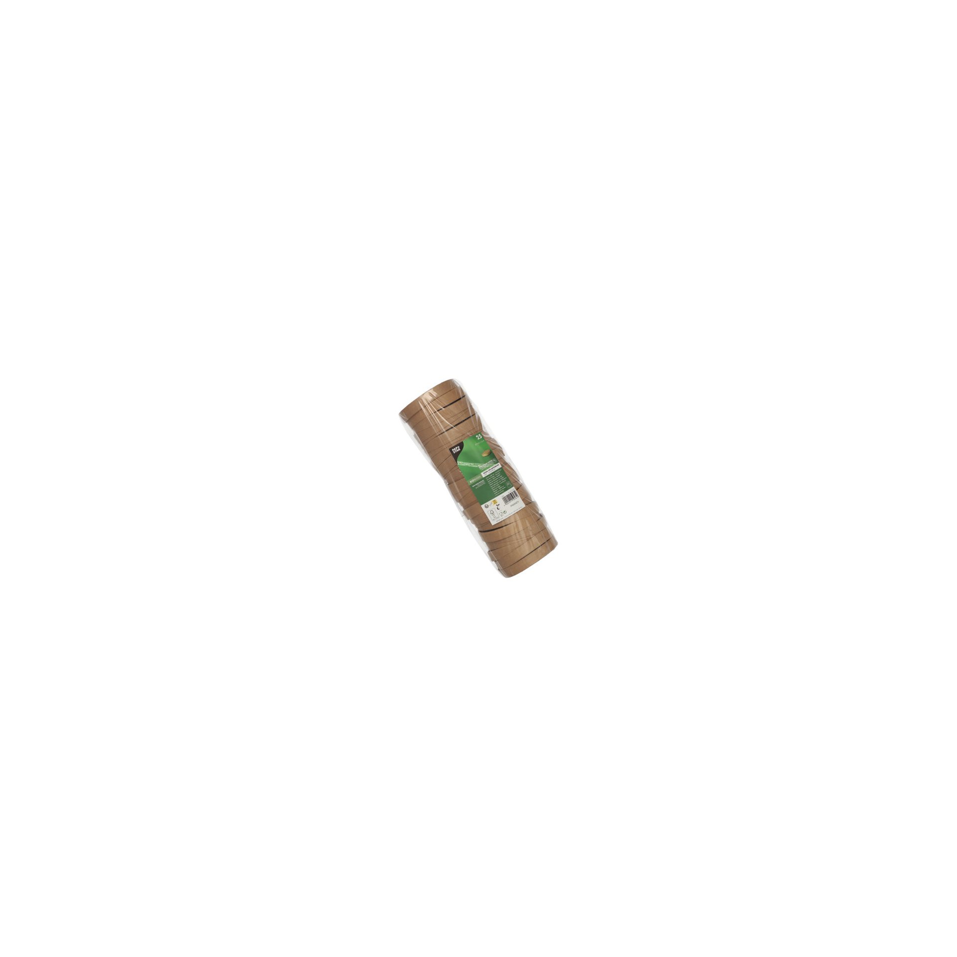 Deckel für Suppenbecher, Pappe rund Ø 9,8 cm · 1,6 cm braun