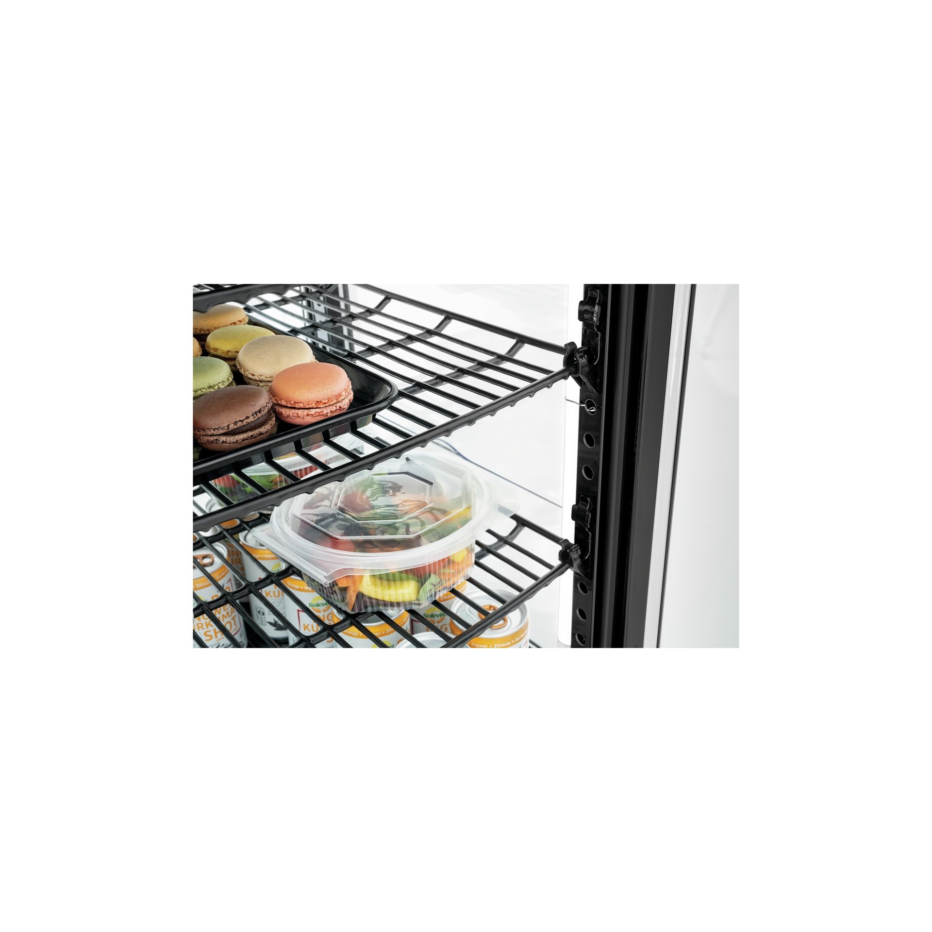 Mini-Kühlvitrine 98L2T schwarz