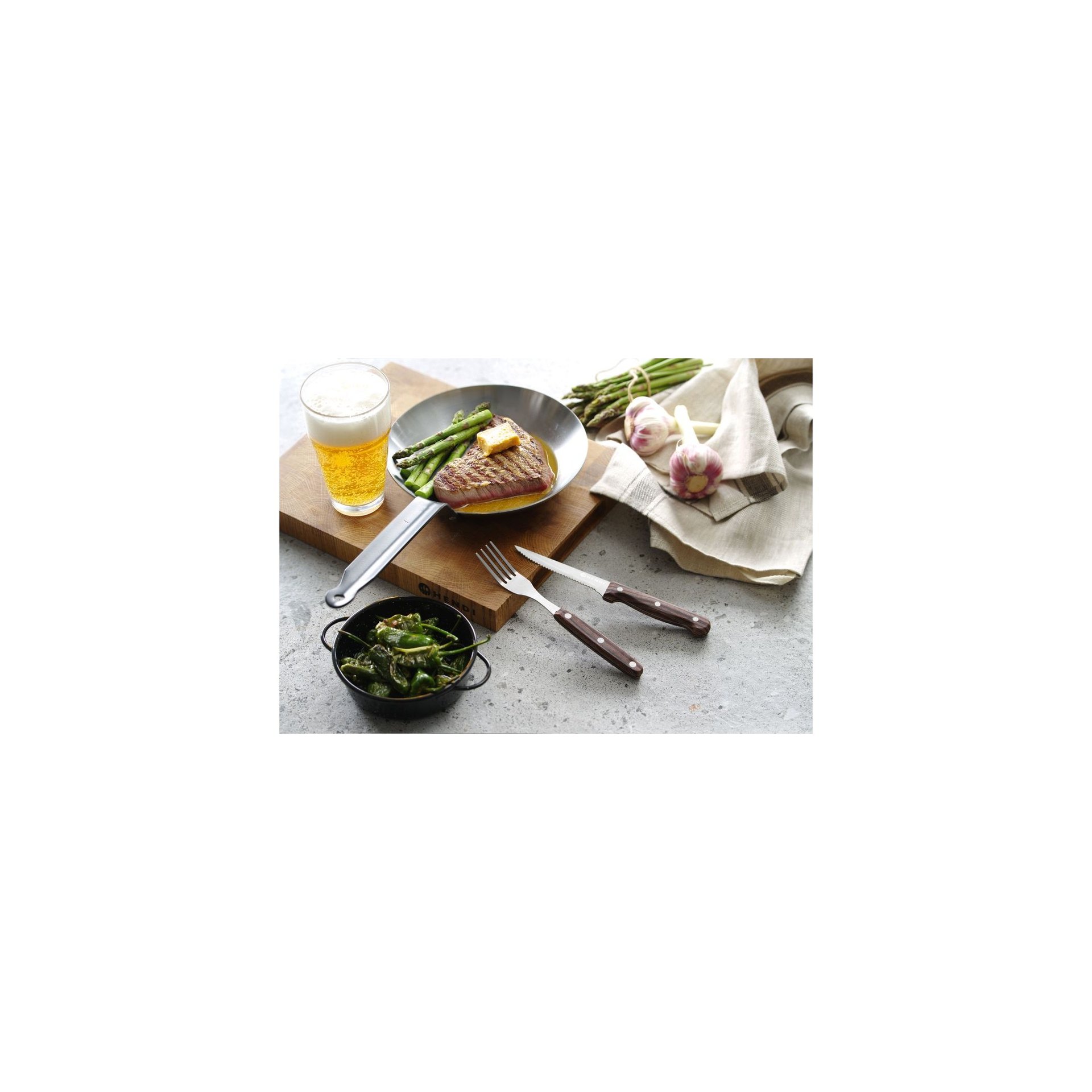 Steakgabel – 6 Stück, Profi Line, Braun, 6 Stk., (L)200mm Steakgabel – 6 Stück, Profi Line, Braun, 6 Stk., (L)200mm