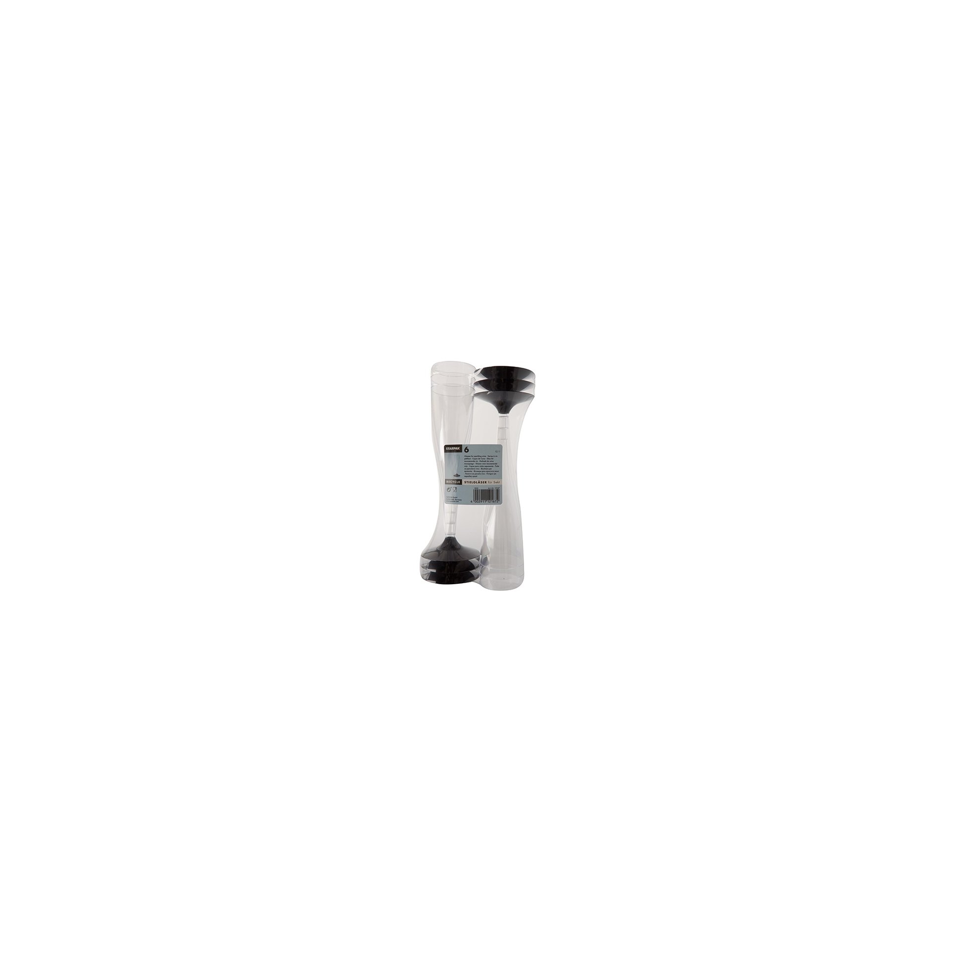 Stiel-Gläser für Sekt, PS 0,1 l Ø 5 cm · 17,5 cm glasklar Stiel-Gläser für Sekt, PS 0,1 l Ø 5 cm · 17,5 cm glasklar