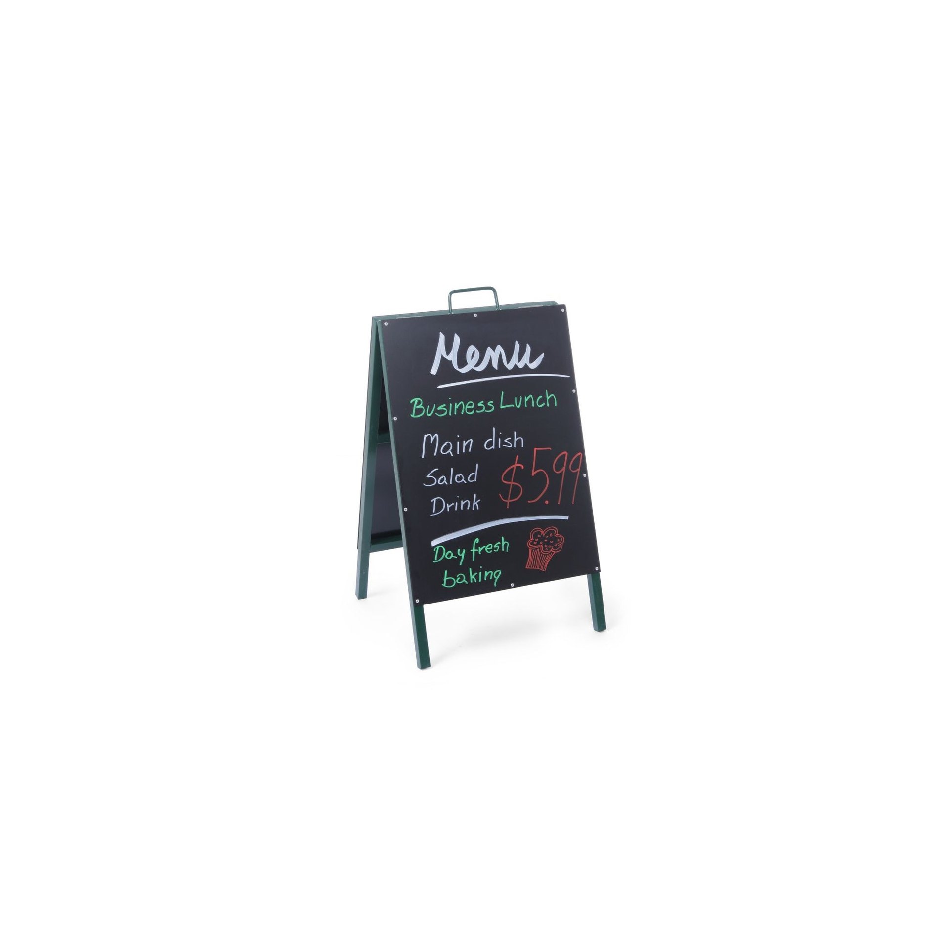 Kundenstopper Kreidetafel, 500x550x(H)850mm Kundenstopper Kreidetafel, 500x550x(H)850mm