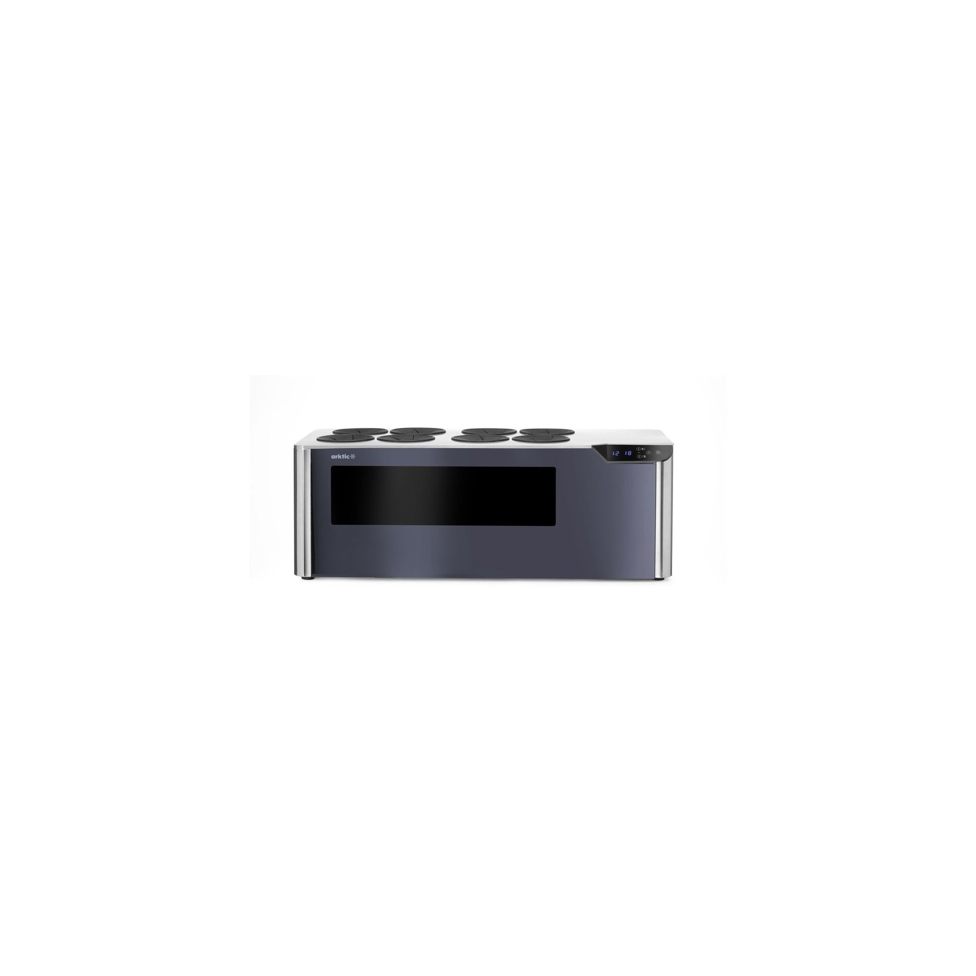 Theken-Weinkühler Cellar, 2 Zonen, Schwarz 800x350x293mm