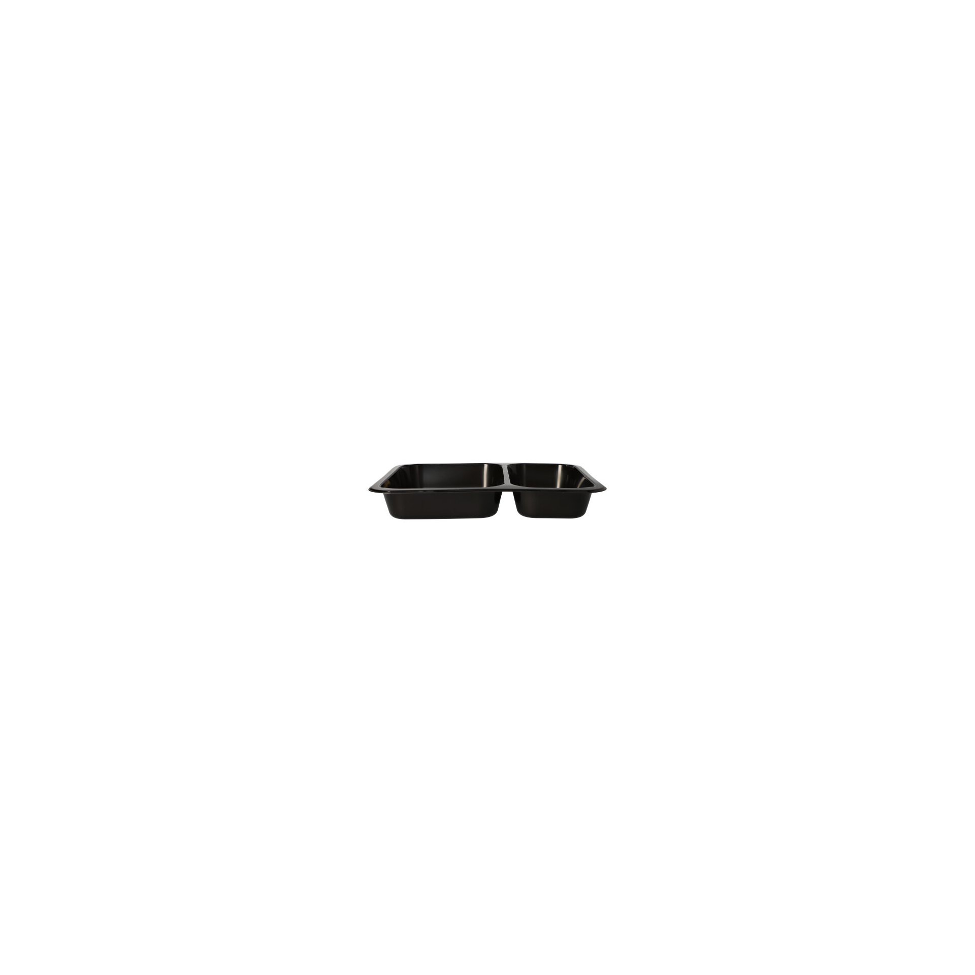 Mikrowellenschalen, PP 2-geteilt 866 ml 3,2 cm x 22,7 cm x 17,8 cm schwarz Mikrowellenschalen, PP 2-geteilt 866 ml 3,2 cm x 22,7 cm x 17,8 cm schwarz