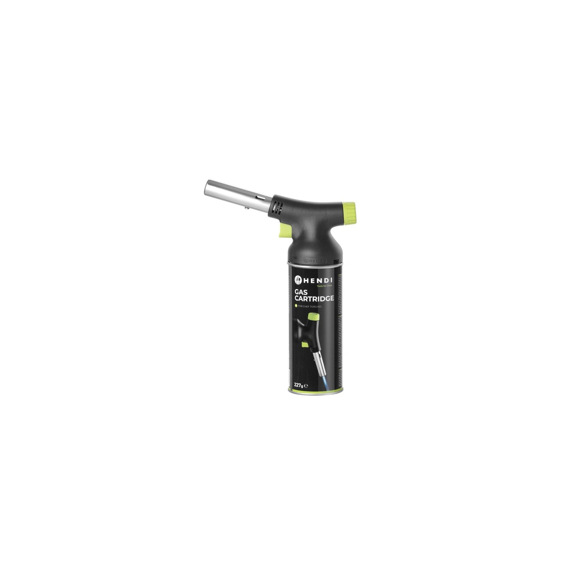 HENDI Jet Crème-Brûlée-Brenner - Set mit Kartusche, designed by Robert Bronwasser, 175x68x(H)260mm