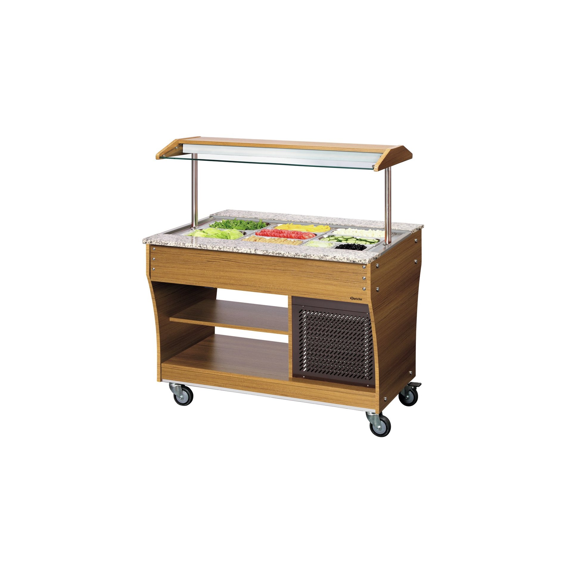 Buffetwagen, kalt, 3x 1/1 GN Buffetwagen, kalt, 3x 1/1 GN