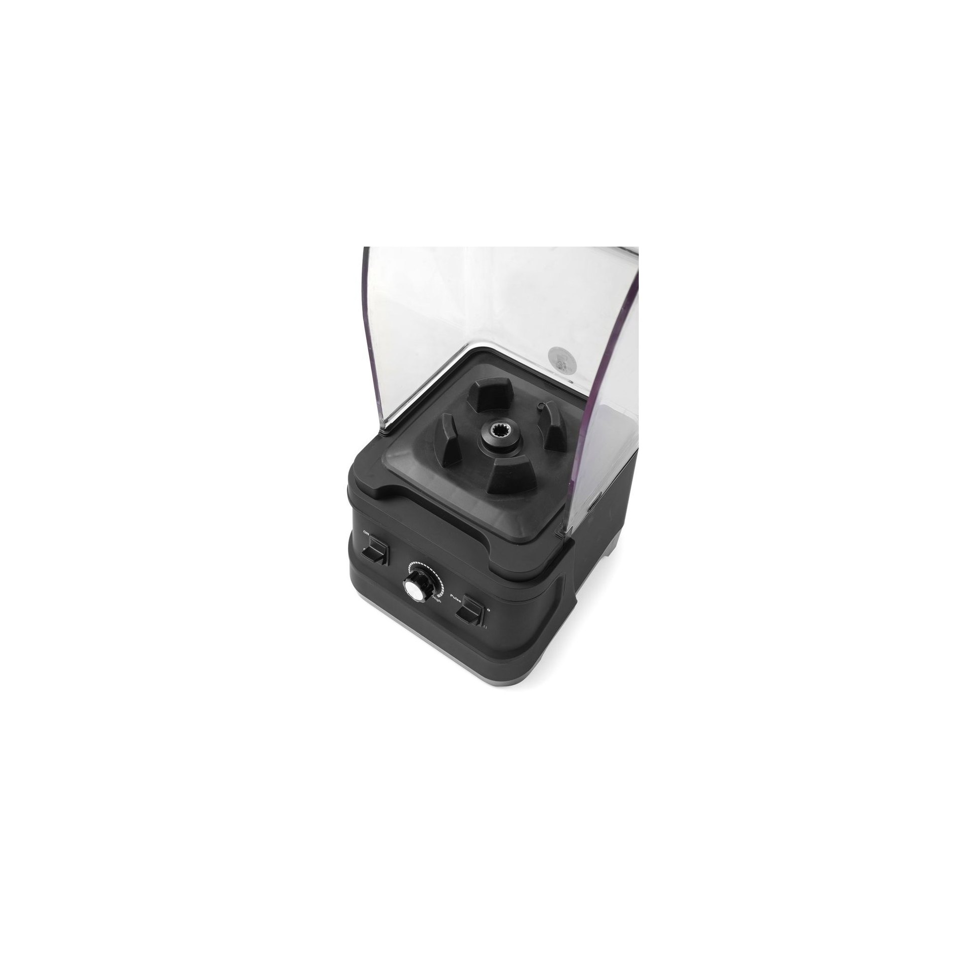 Mixer mit Schallschutzhaube, 2,5L, Schwarz, 220-240V/1680W, 250x300x(H)540mm