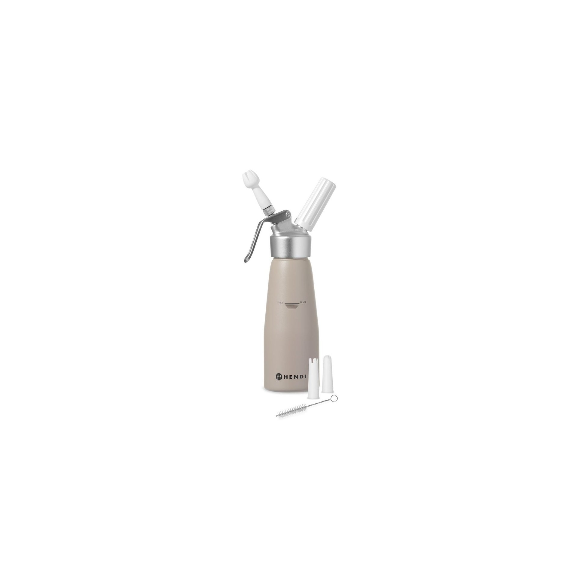 Sahnespender, 0,5L, Taupe, ⌀80x(H)260mm
