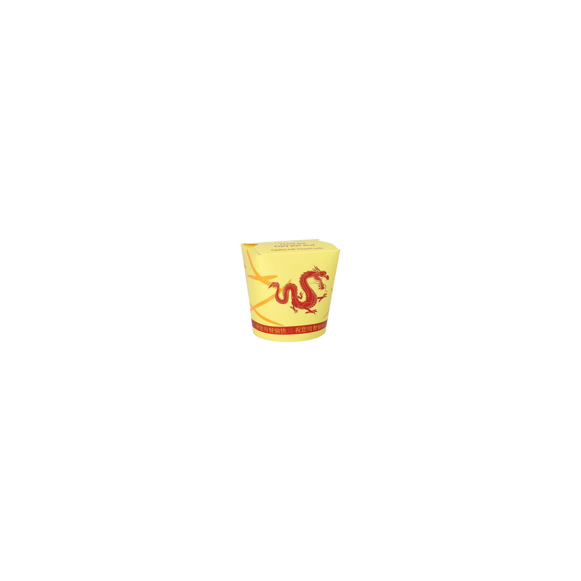 Snackboxen "ASIA" rund 900 ml 11,2 cm x 11 cm x 9,5 cm "Dragon"