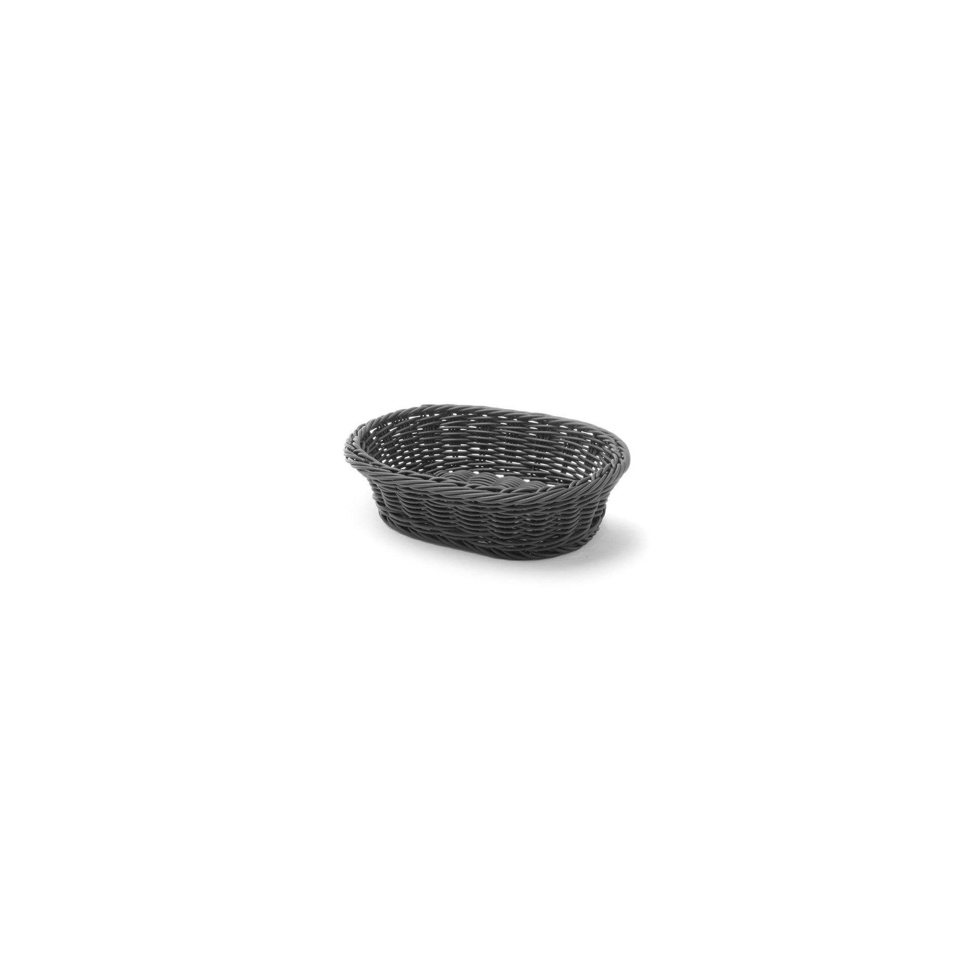 Brotkorb, oval, Schwarz, 250x190x(H)65mm Brotkorb, oval, Schwarz, 250x190x(H)65mm