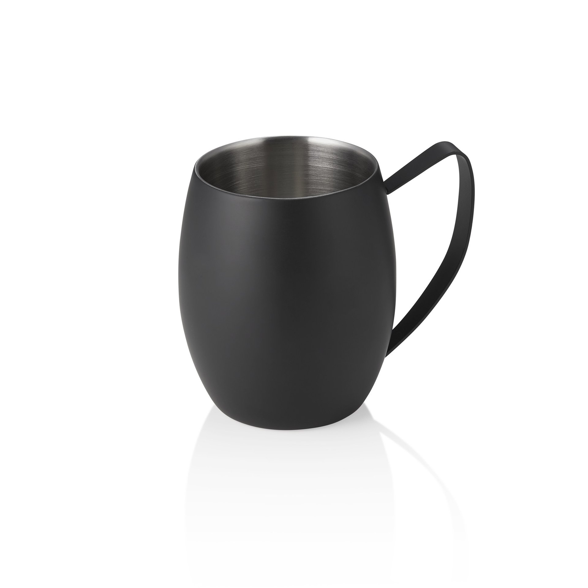 Moscow Mule NOCTURN, 0,38 ltr., Ø 10 cm, Höhe 11,5 cm, schwarz matt, doppelwandig